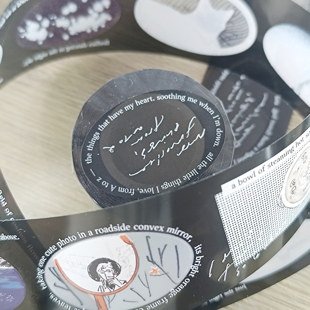 羊君．My favorite things 3.5cm霧面割型PET膠帶 <整捲/分裝>