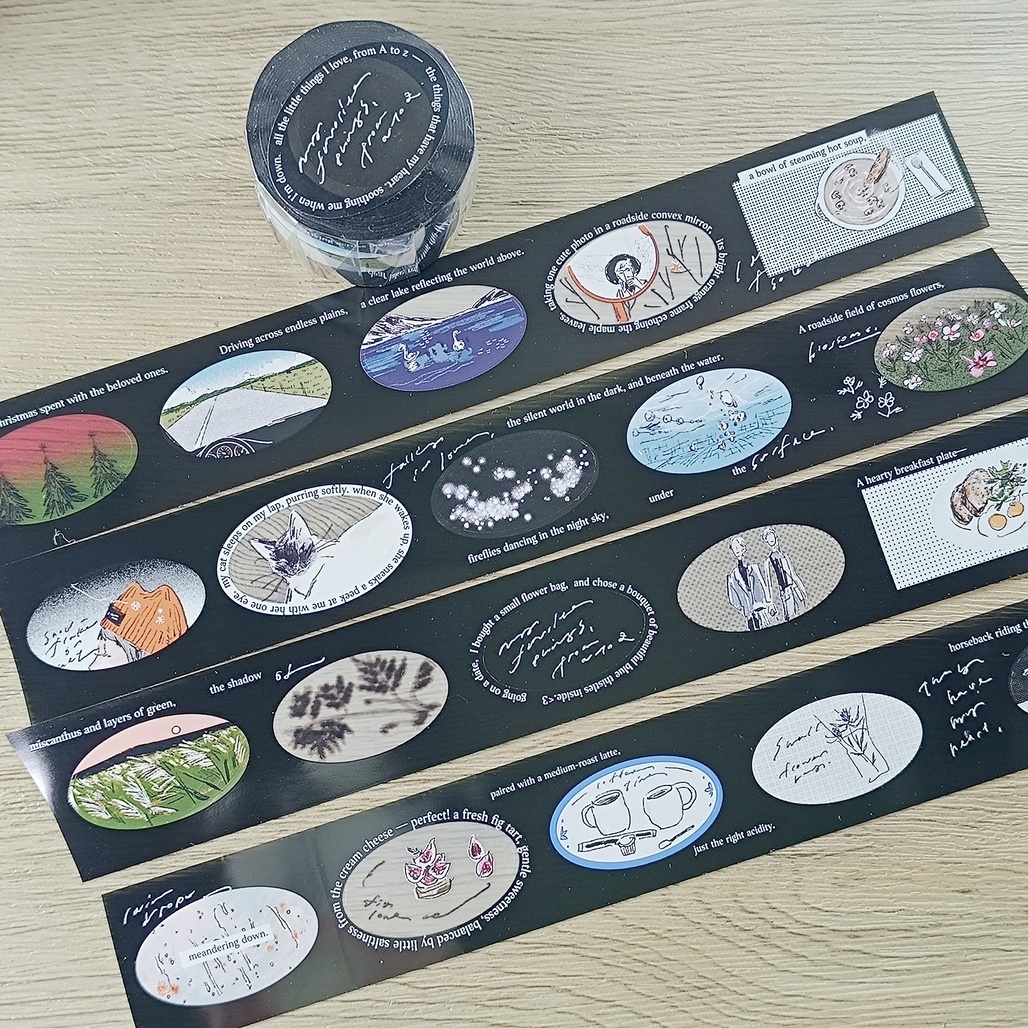 羊君．My favorite things 3.5cm霧面割型PET膠帶 <整捲/分裝>