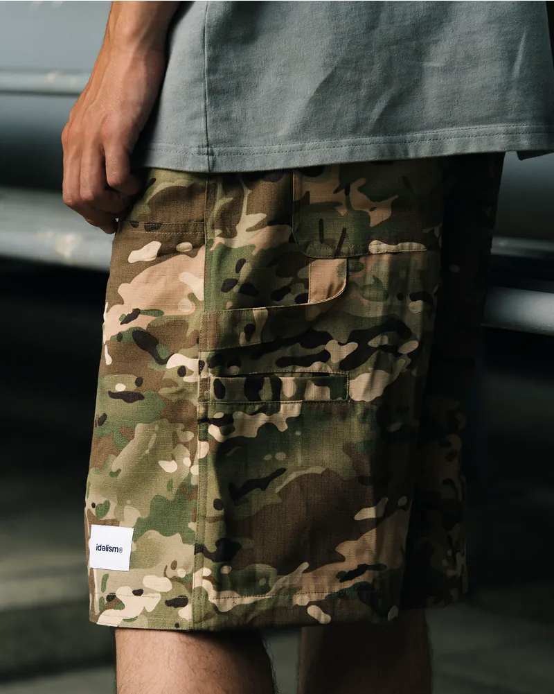idealism 雙膝短褲 迷彩/黑 24 S/S Double Knee Shorts