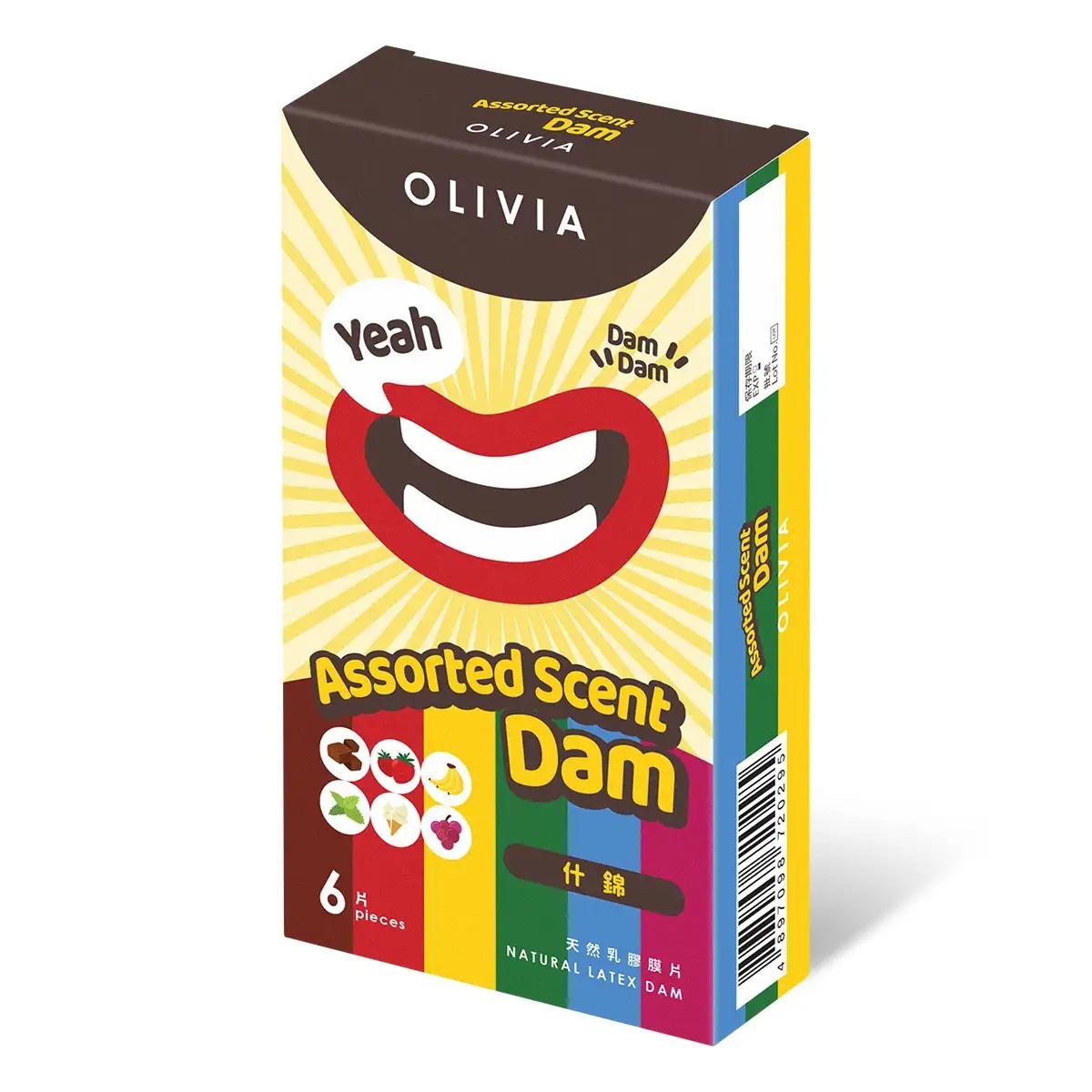 奧莉維亞 Olivia 什錦香味 6 片口交膜片