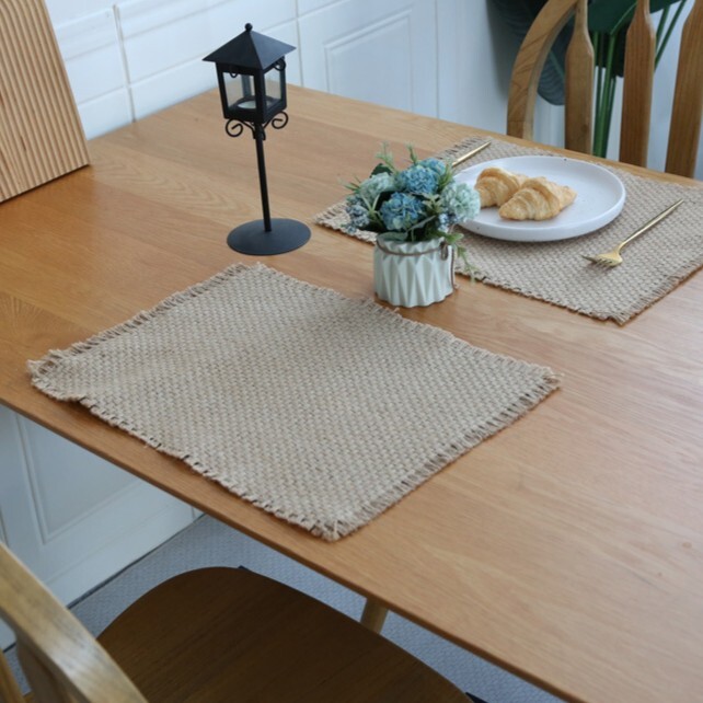 《6190》北歐風黃麻餐墊