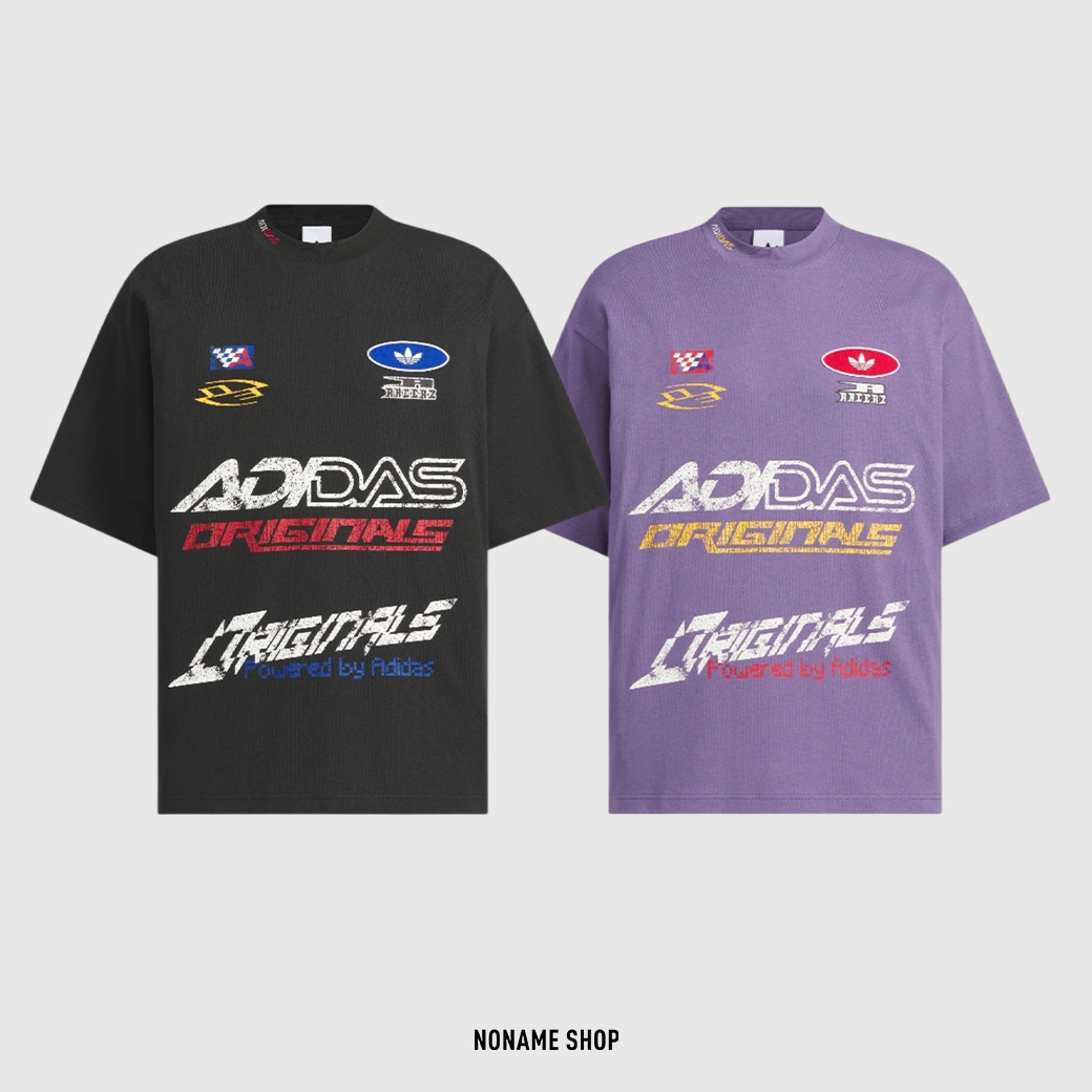 ADIDAS ORIGINALS MOTO SHORTSLEEVE 賽車風 微高領 寬鬆 短袖 兩色 (男款)