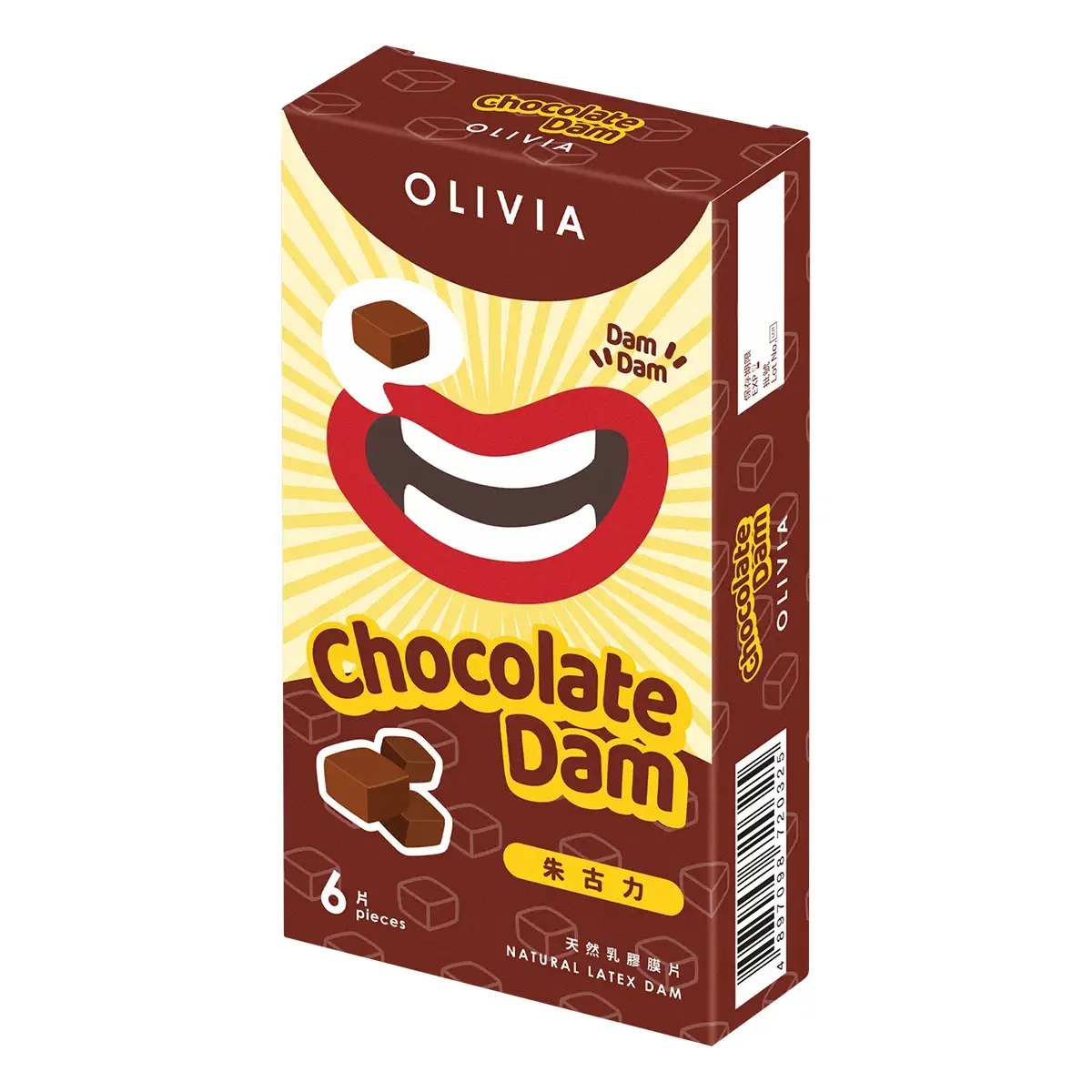 奧莉維亞 Olivia 朱古力香味 6 片口交膜片