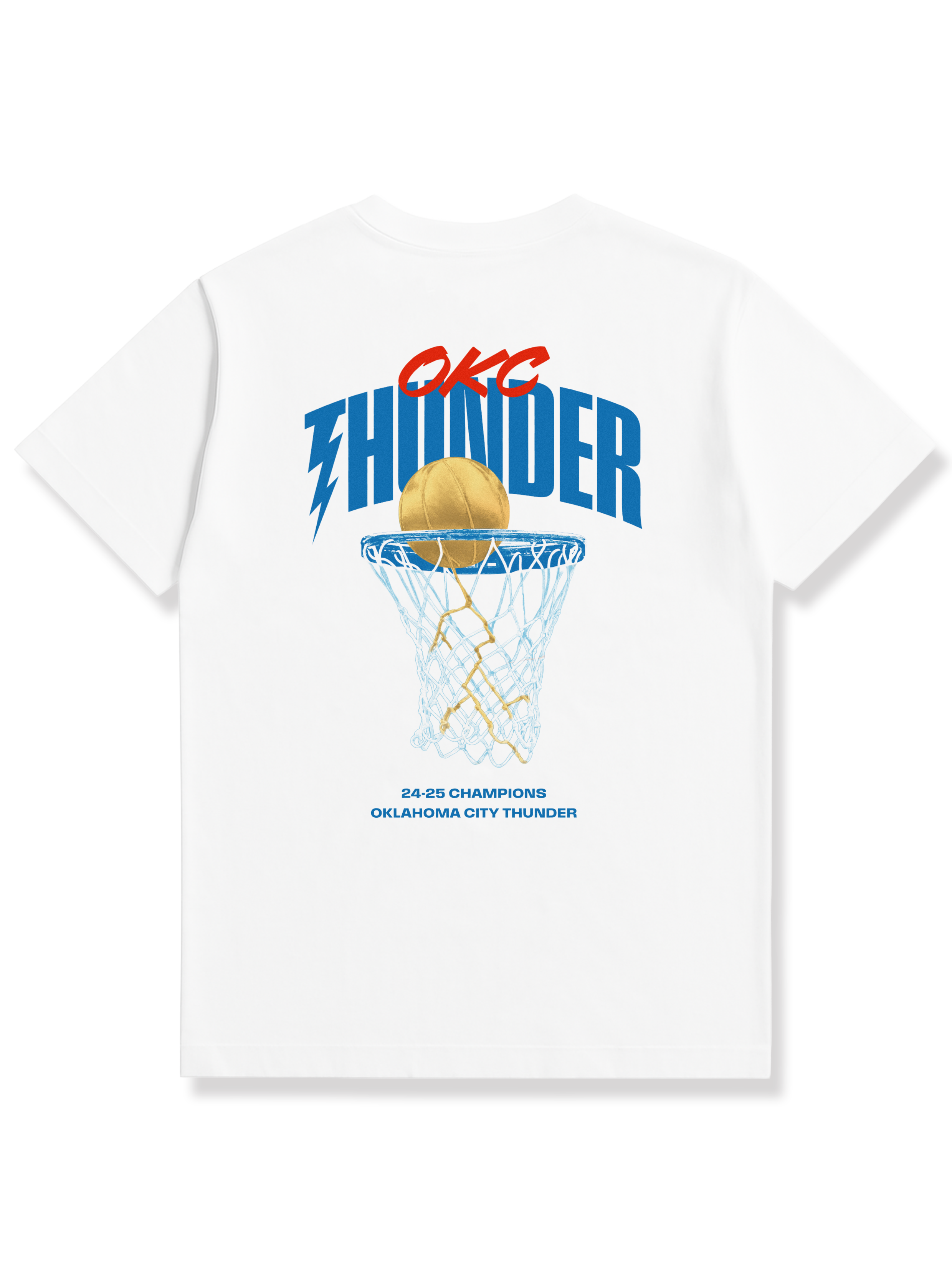 雷霆總冠軍 XXL 獨家設計 logo T-shirt