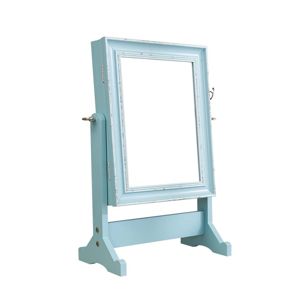 復古首飾收納鏡/桌上型化妝鏡/立鏡