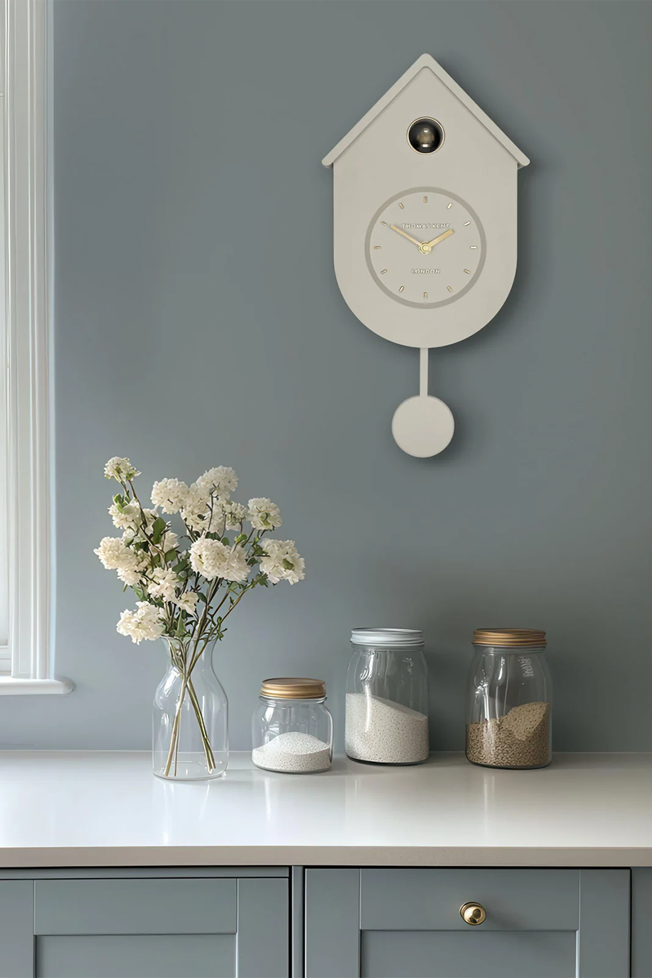 Thomas Kent｜CUCKOO 13吋擺錘咕咕鐘 - 煙霧灰