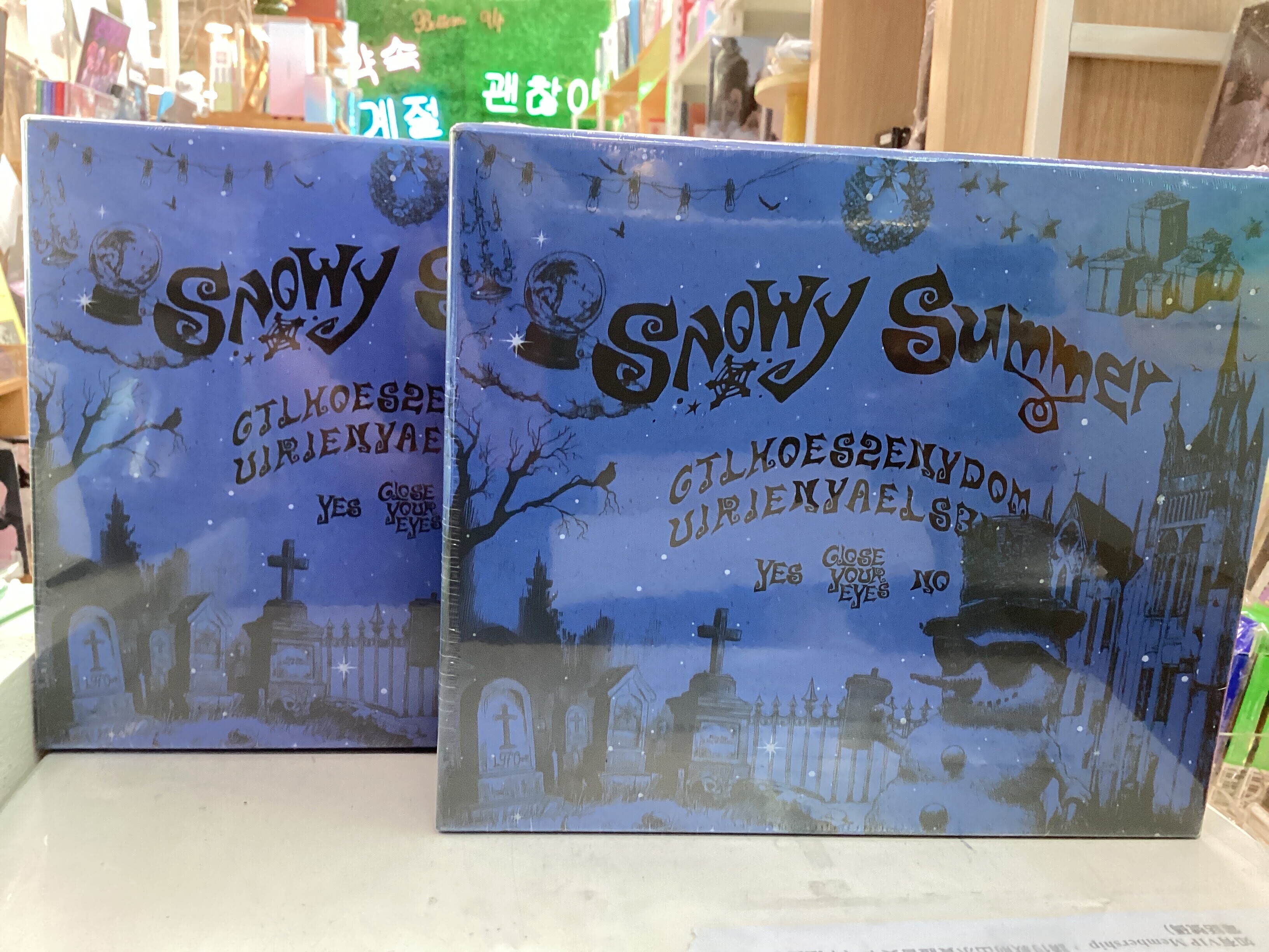 close your eyes [ Snowy summer ] Ghost board ver