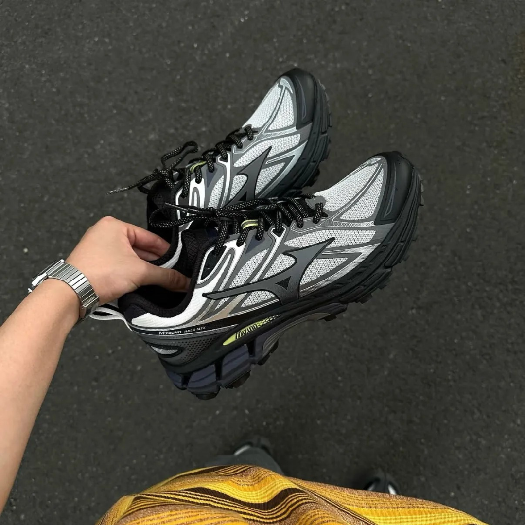 "代購" MIZUNO HALO MIX TL 復古 防潑水 銀灰 男女同款 D1GH251203