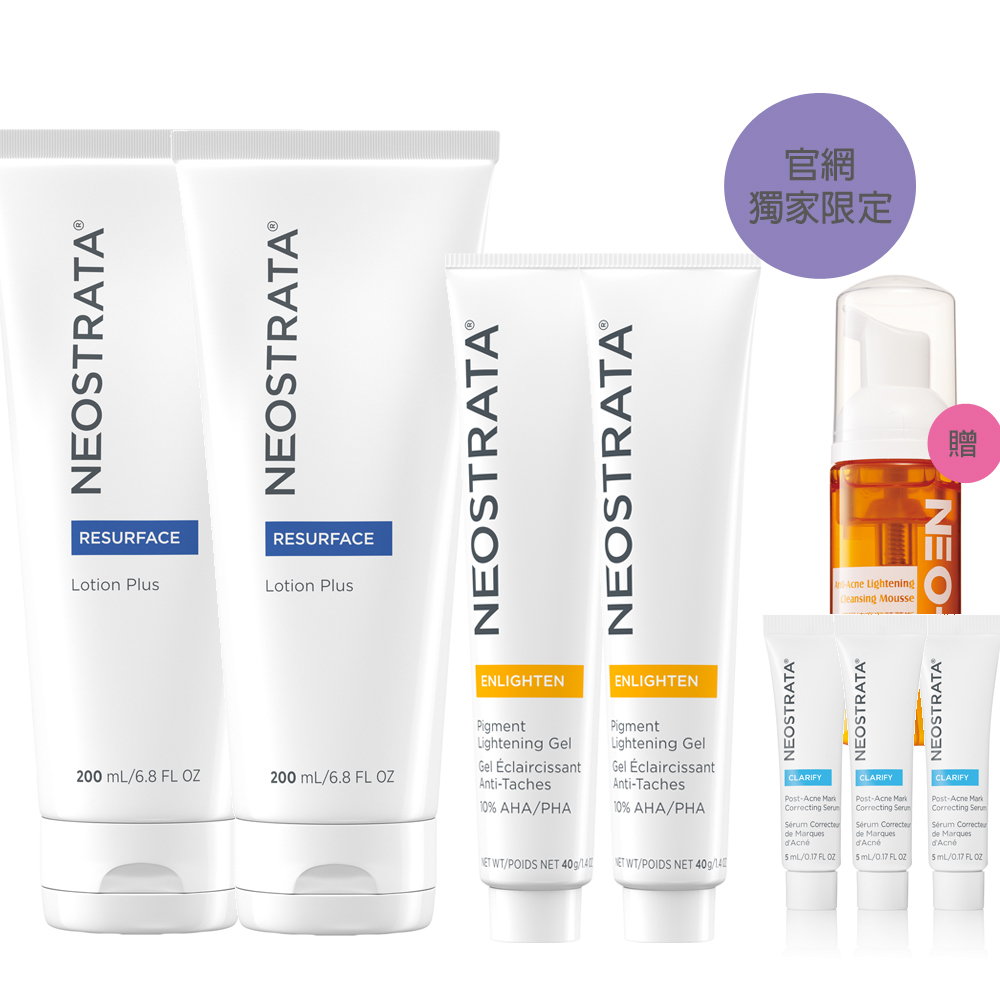 (獨家)NeoStrata 芯絲翠 果酸美白天王組