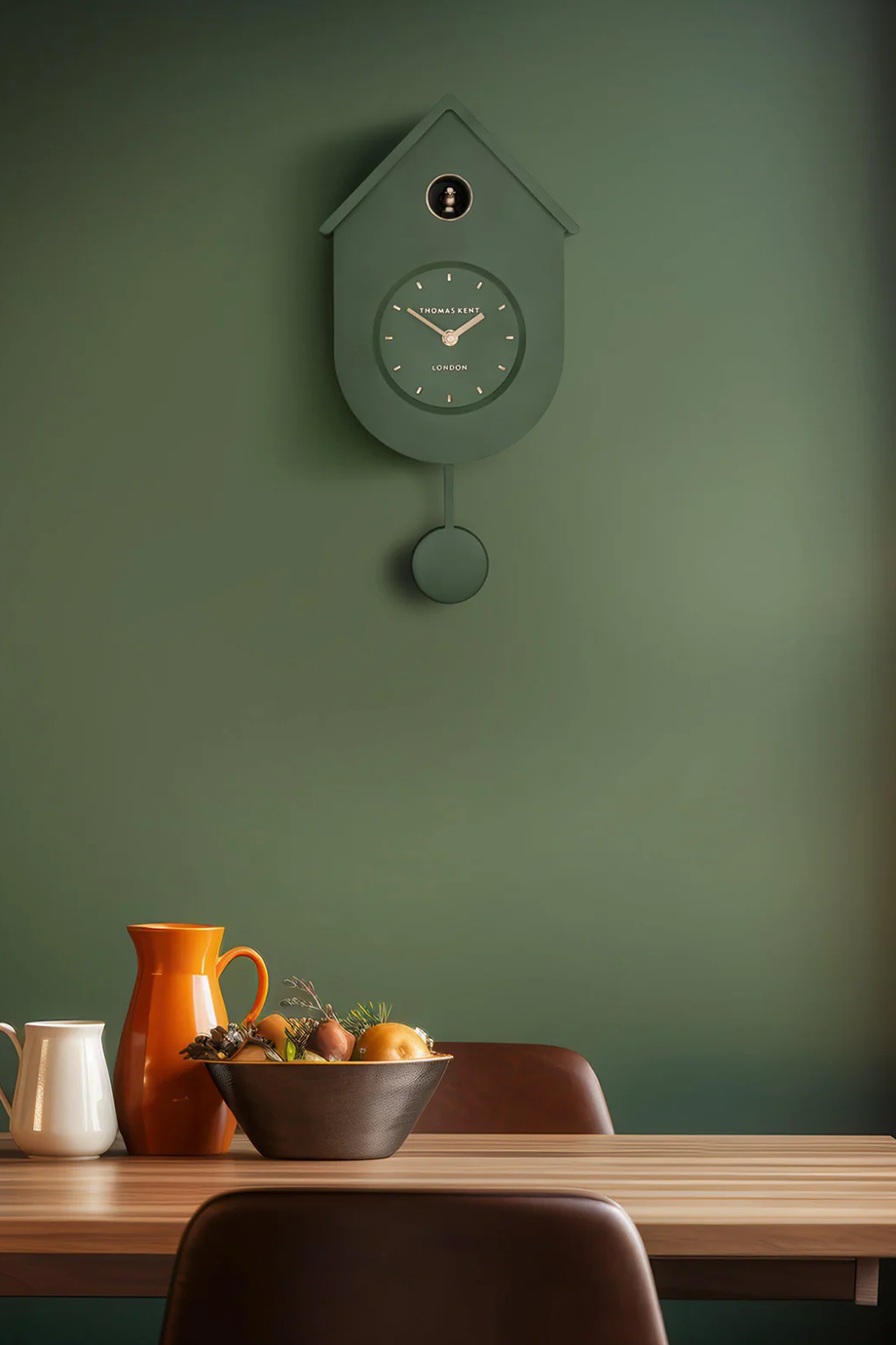 Thomas Kent｜CUCKOO 13吋擺錘咕咕鐘 - 森野綠