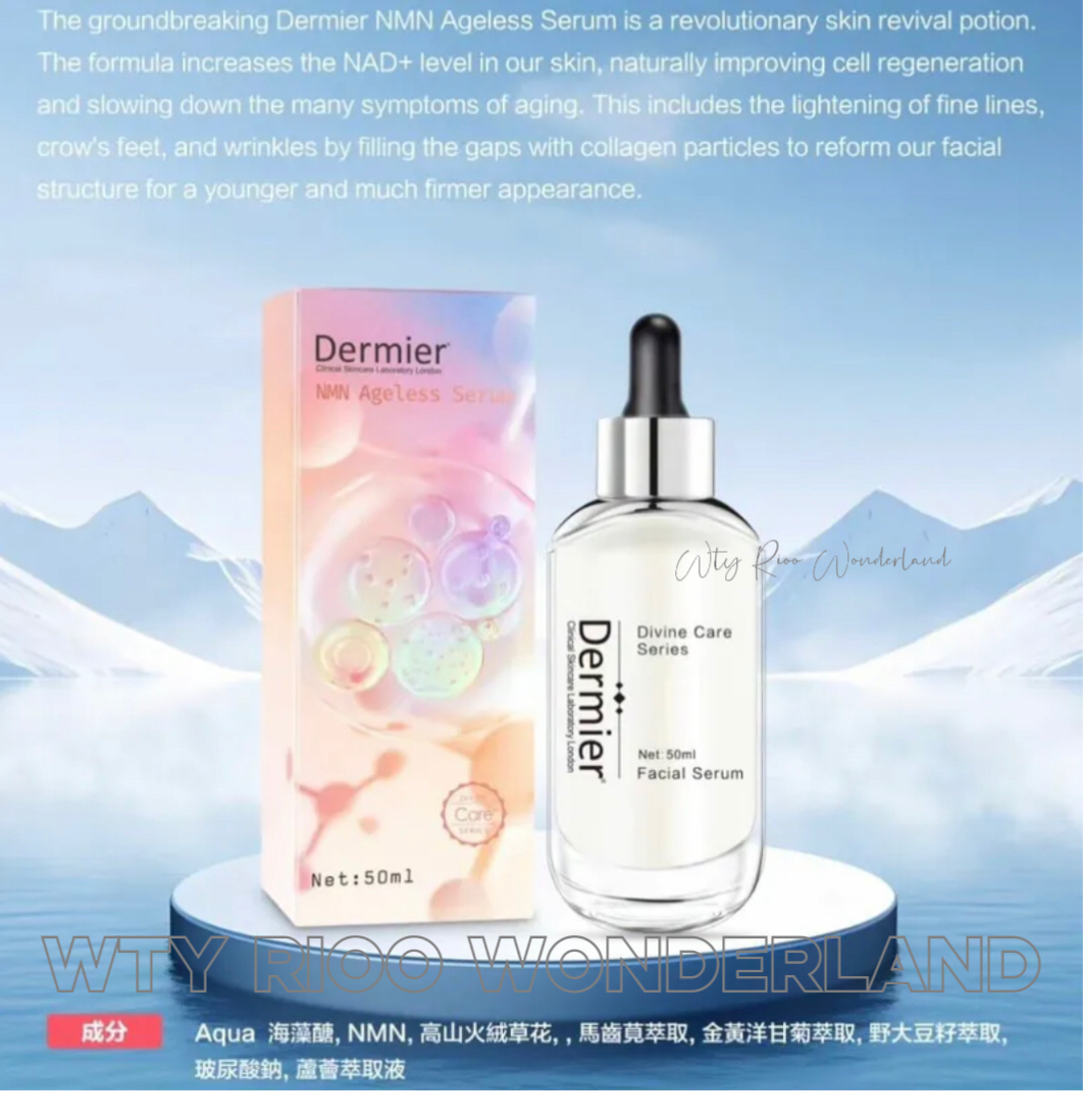 W080129 英國 dermier 全新逆齡自肥精華 nmn ageless serum 50ml
