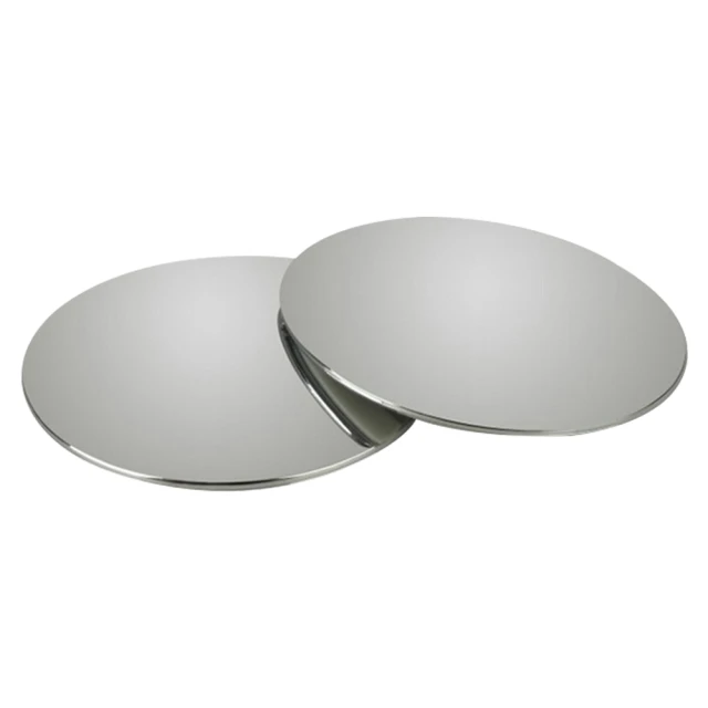 【艷黑】無邊調整式小圓鏡_亞克