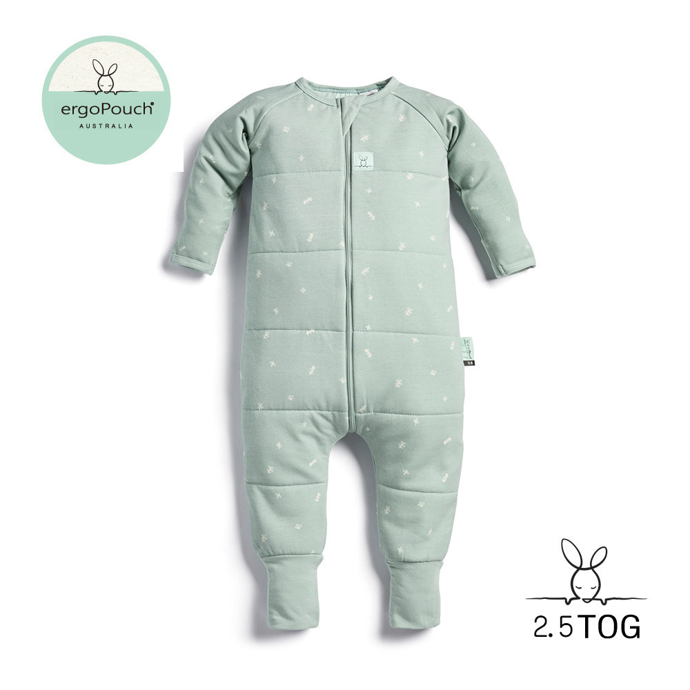 ergoPouch 厚款連身衣 2.5TOG 蘇答綠款