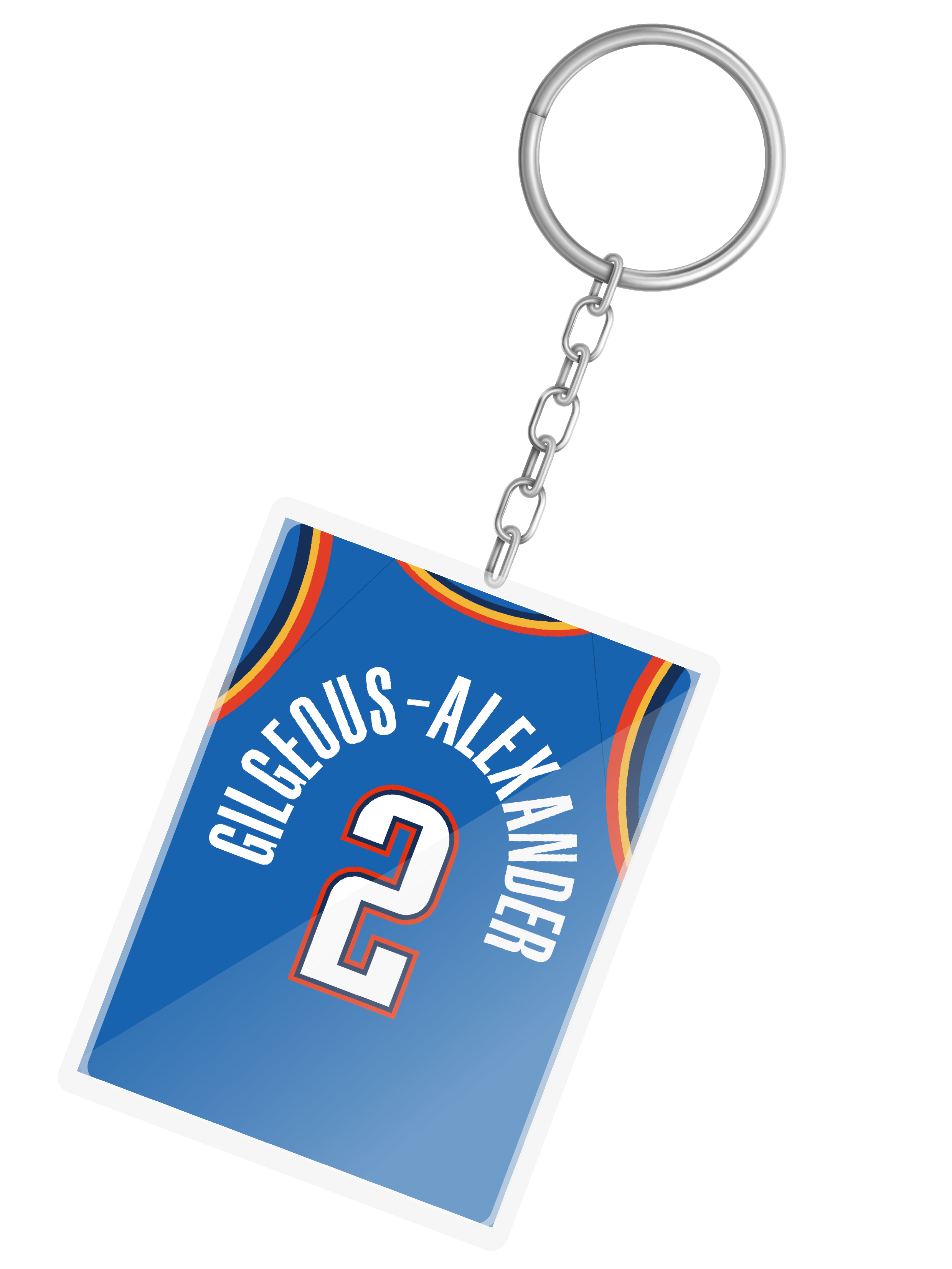 SGA封面復刻 背號鑰匙圈