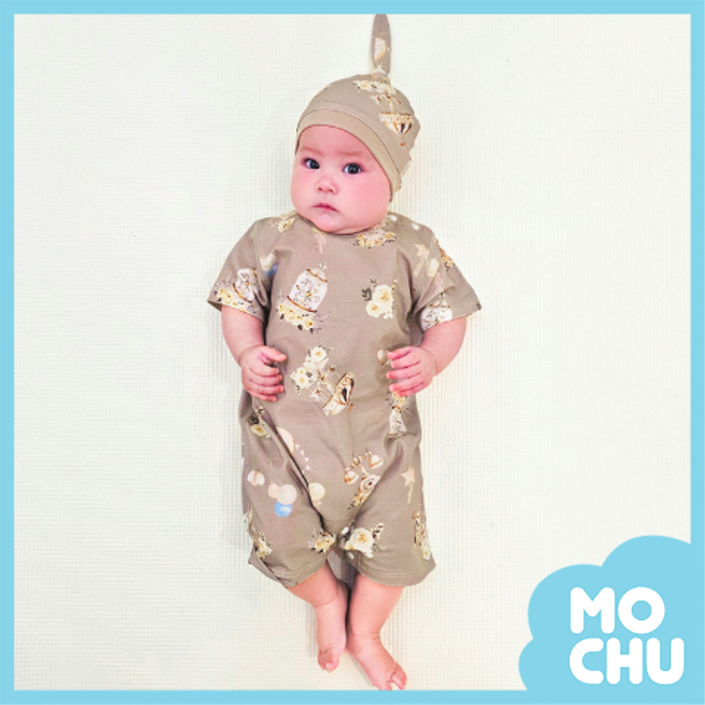 重返樂園短袖連身衣(含帽子)