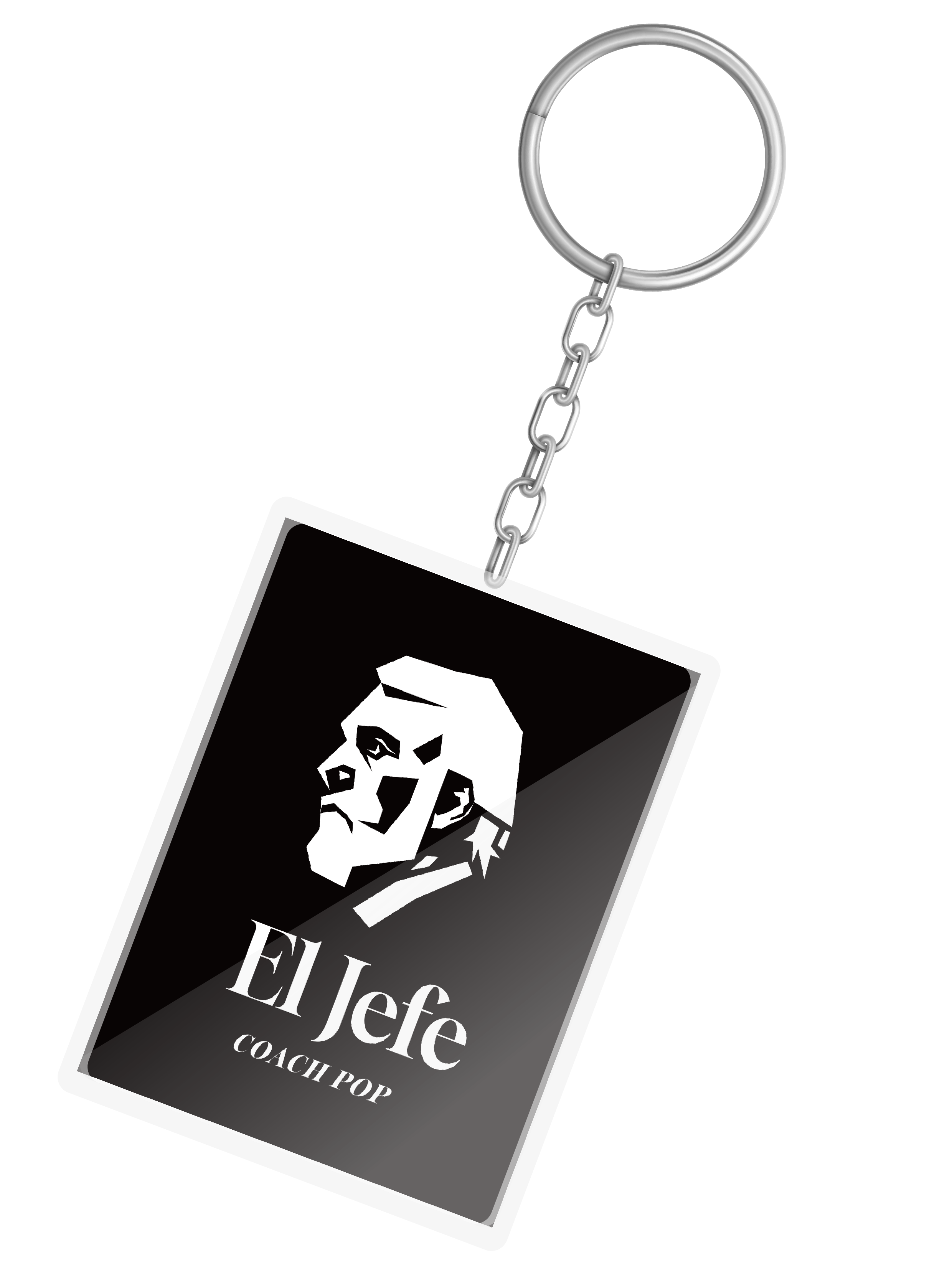 2025六月號退役紀念封底Gregg Popovich「El jefe」鑰匙圈