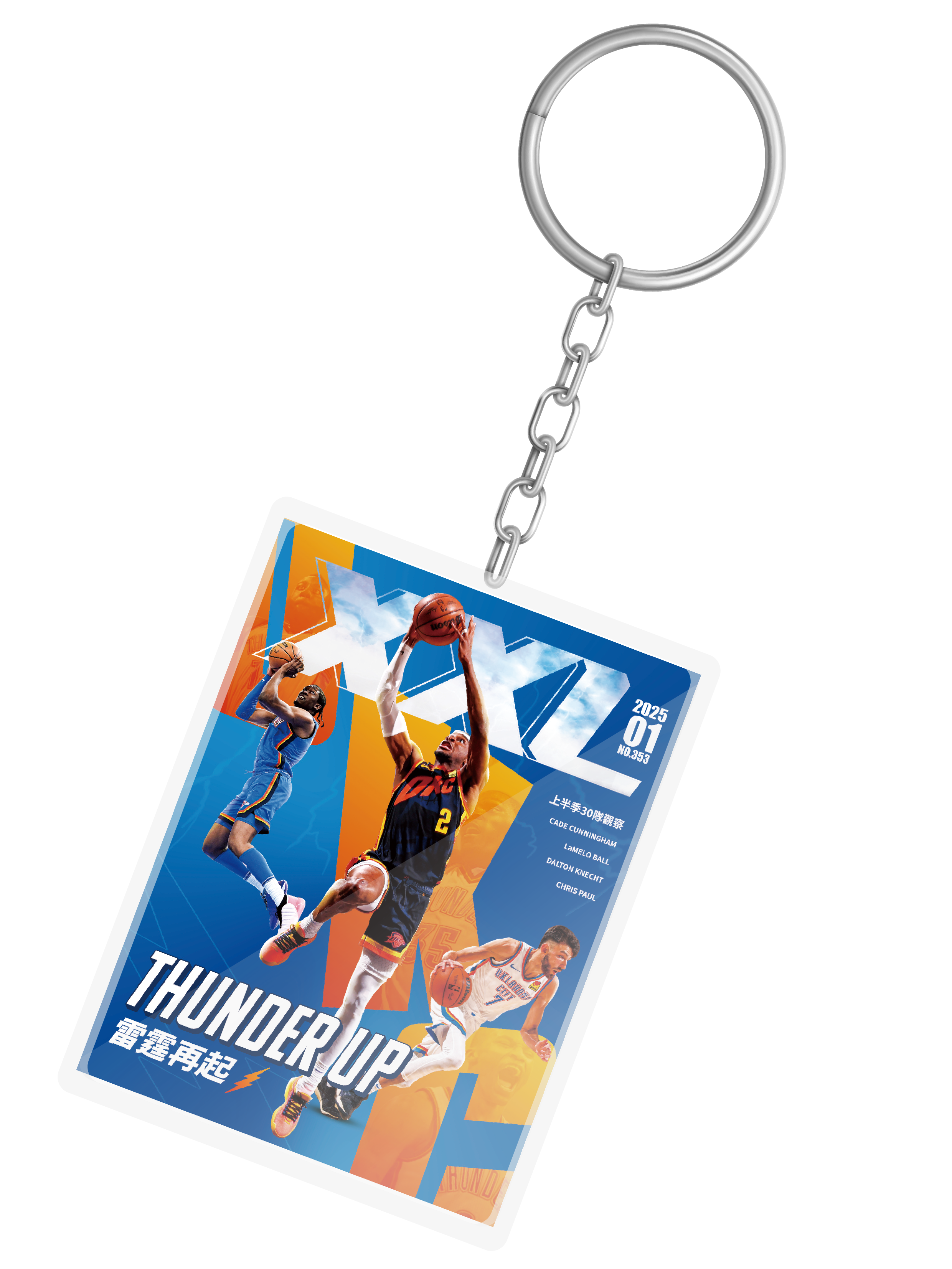2025一月號雷霆封面 鑰匙圈