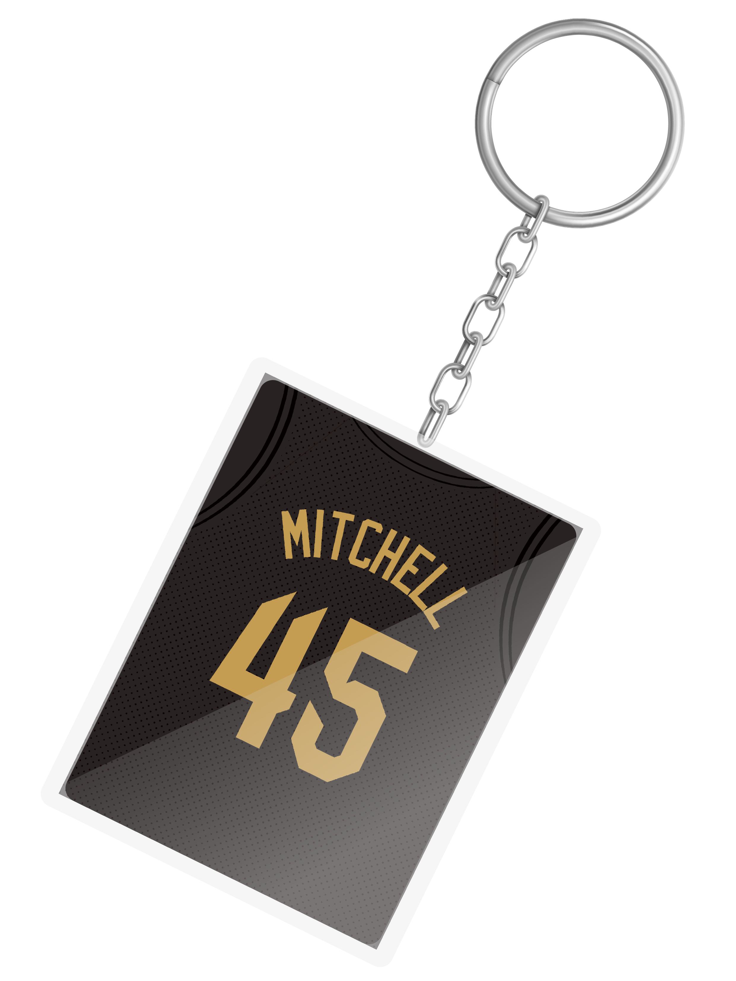 2024十二月號騎士 Donovan Mitchell封面 鑰匙圈