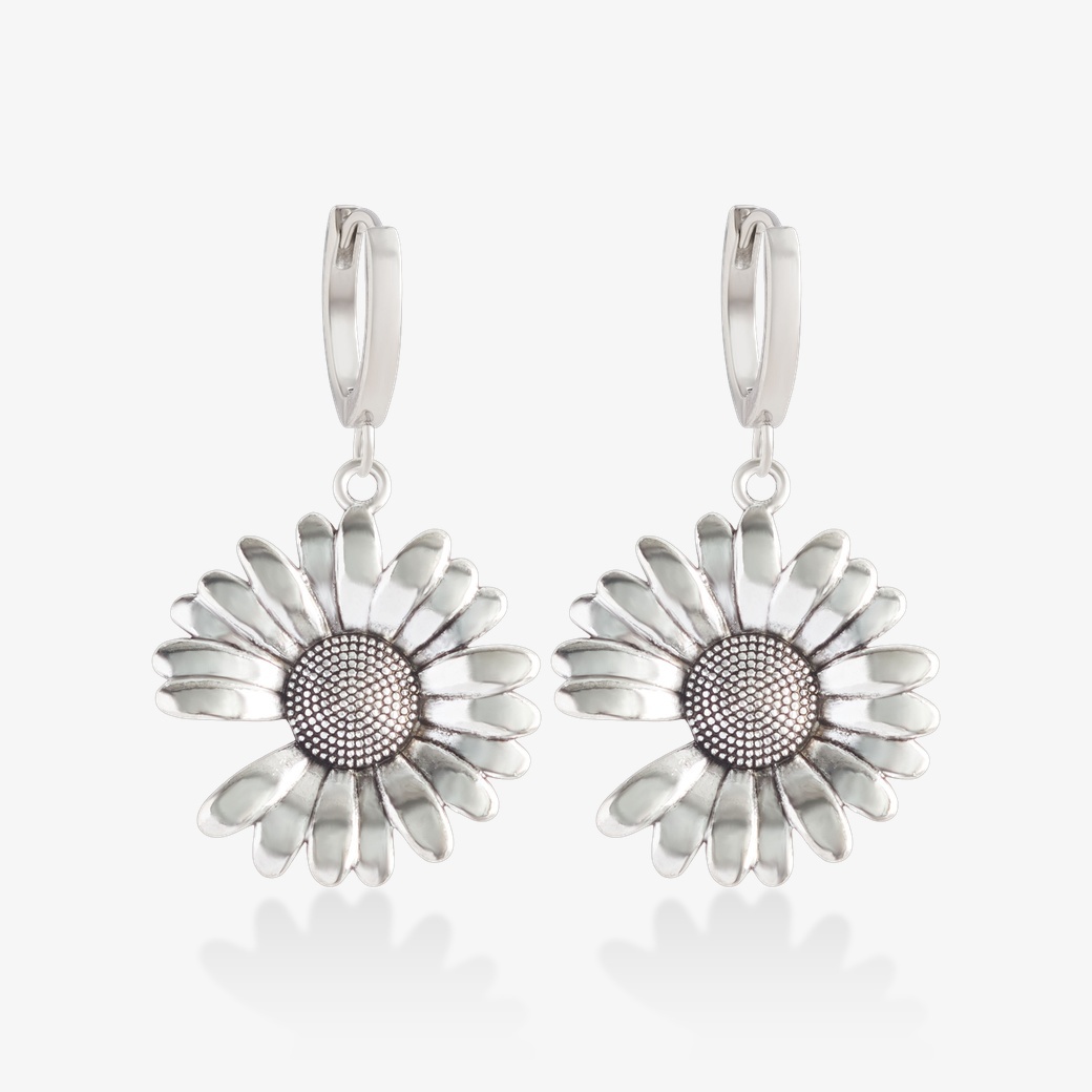 太陽花．吊飾耳環