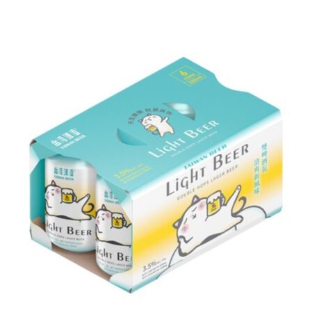 【香港限定】台灣啤酒｜貓生就爽 Light Beer Double Hop Lager