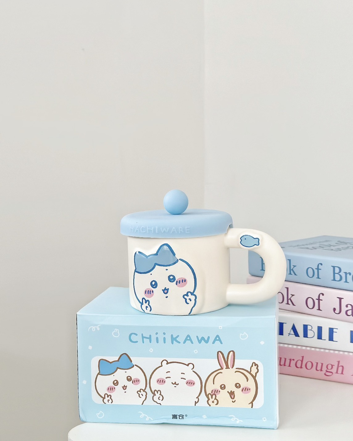 iSNEAKERS｜Chiikawa 吉伊卡哇 附蓋馬克杯 陶瓷杯 400ml 三款