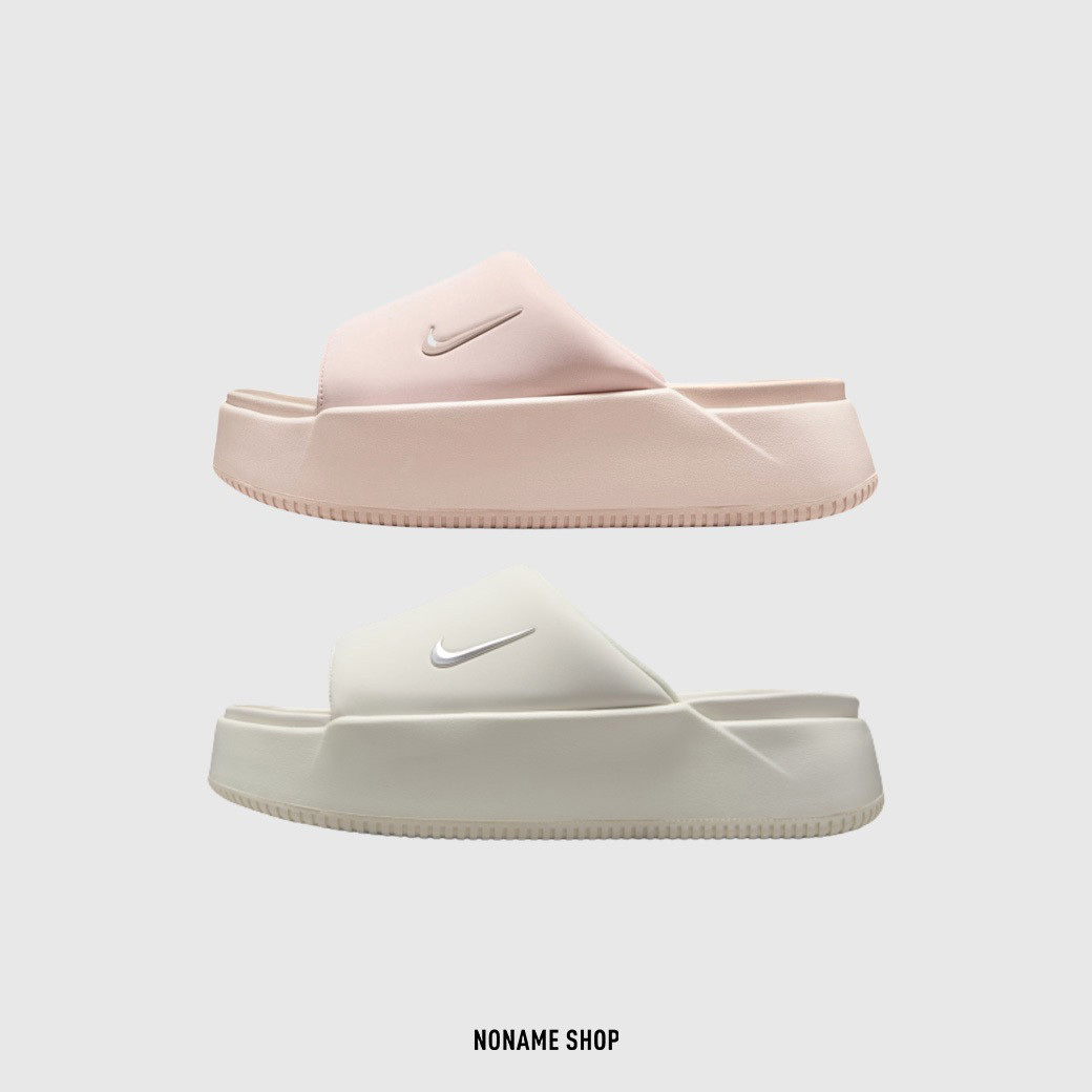 NIKE CALM ELEVATION 小勾 厚底 麵包 拖鞋 兩色 (女款)