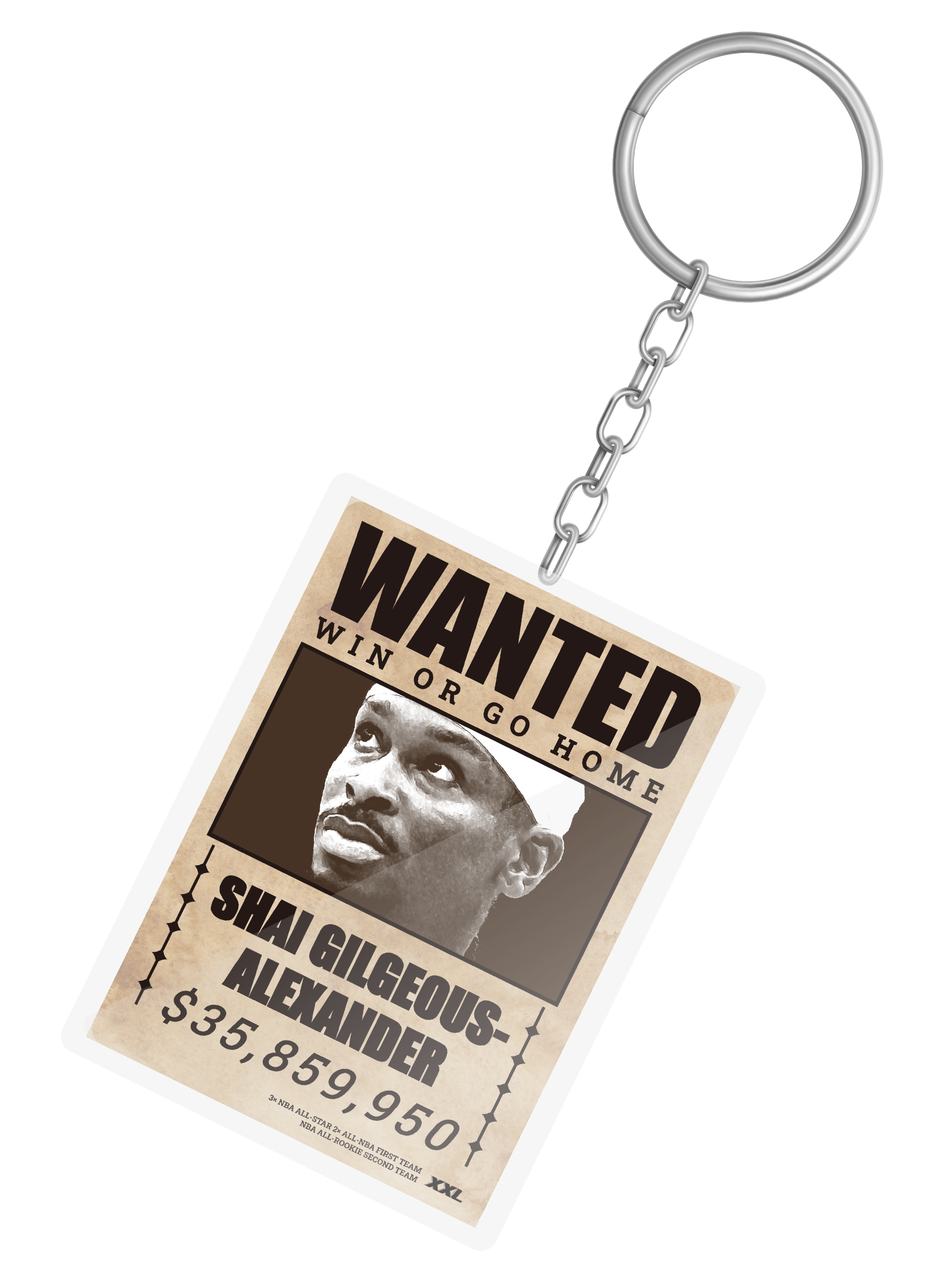 2025 4月號 XXL「全星通緝」鑰匙圈（共12款）