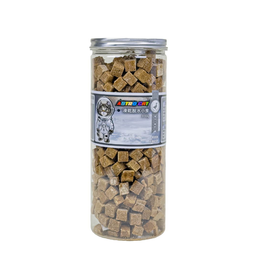 🔥 今期至抵 🔥ASTRO CAT 冷凍脫水凍乾 300g - 鴨肉鴨肝粒