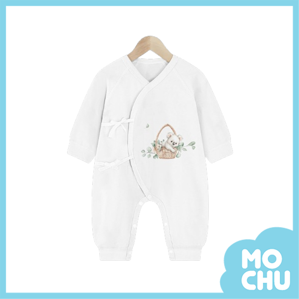 考拉寶寶綁帶長袖連身衣