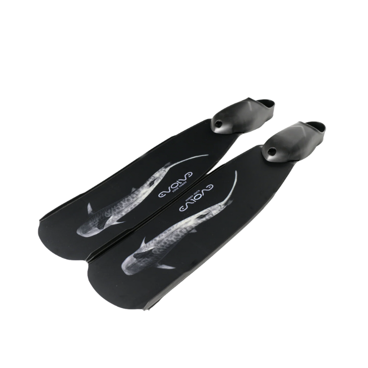 ▲ Evolve AIR 玻璃纖維蛙鞋 Terry's Tiger（不含腳套)