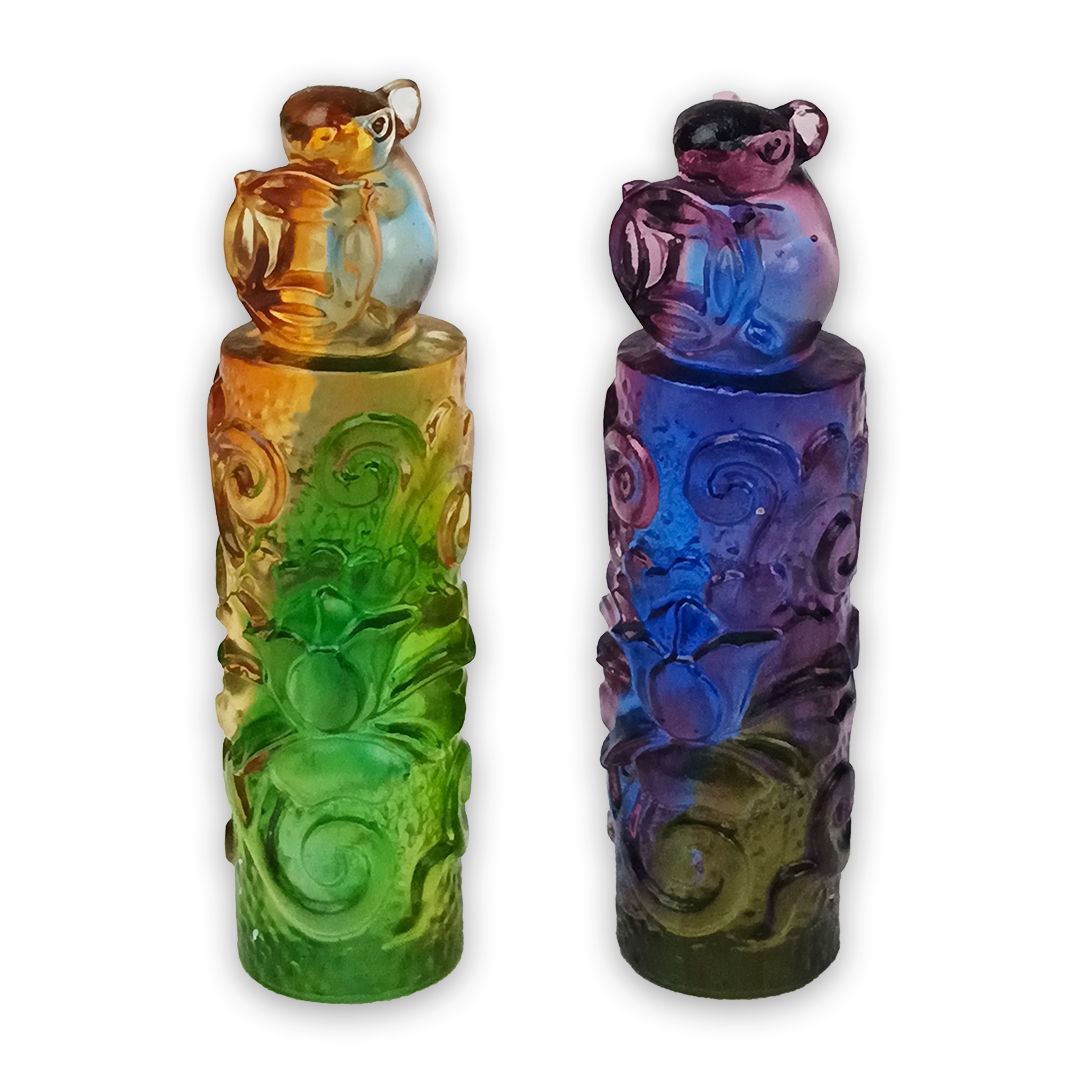 十二生肖琉璃印章｜手工篆刻開運印鑑 客製化生日彌月升遷好禮