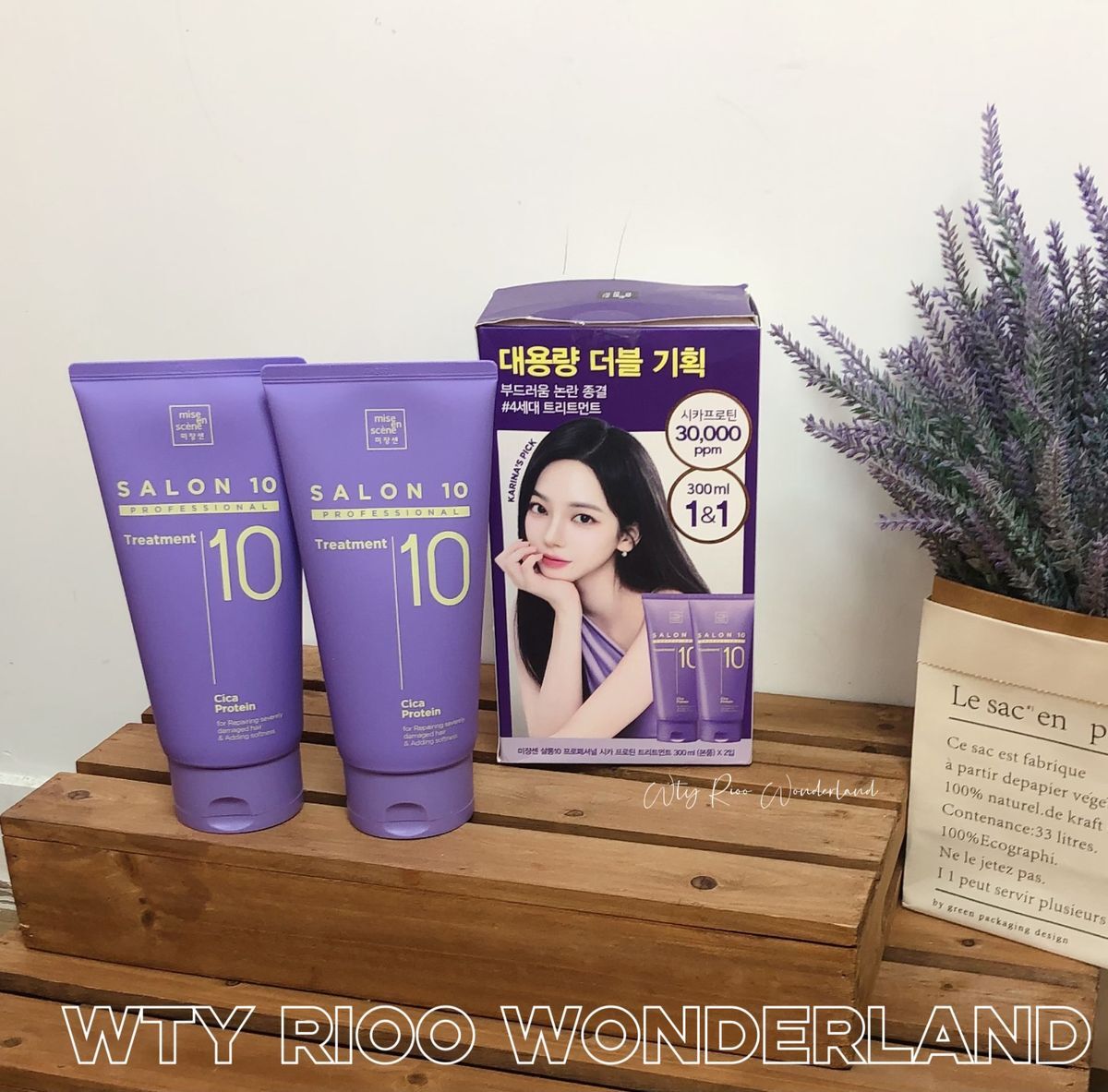 W090503 韓國神級Salon 10  專業積雪草蛋白頭髮護理髮膜