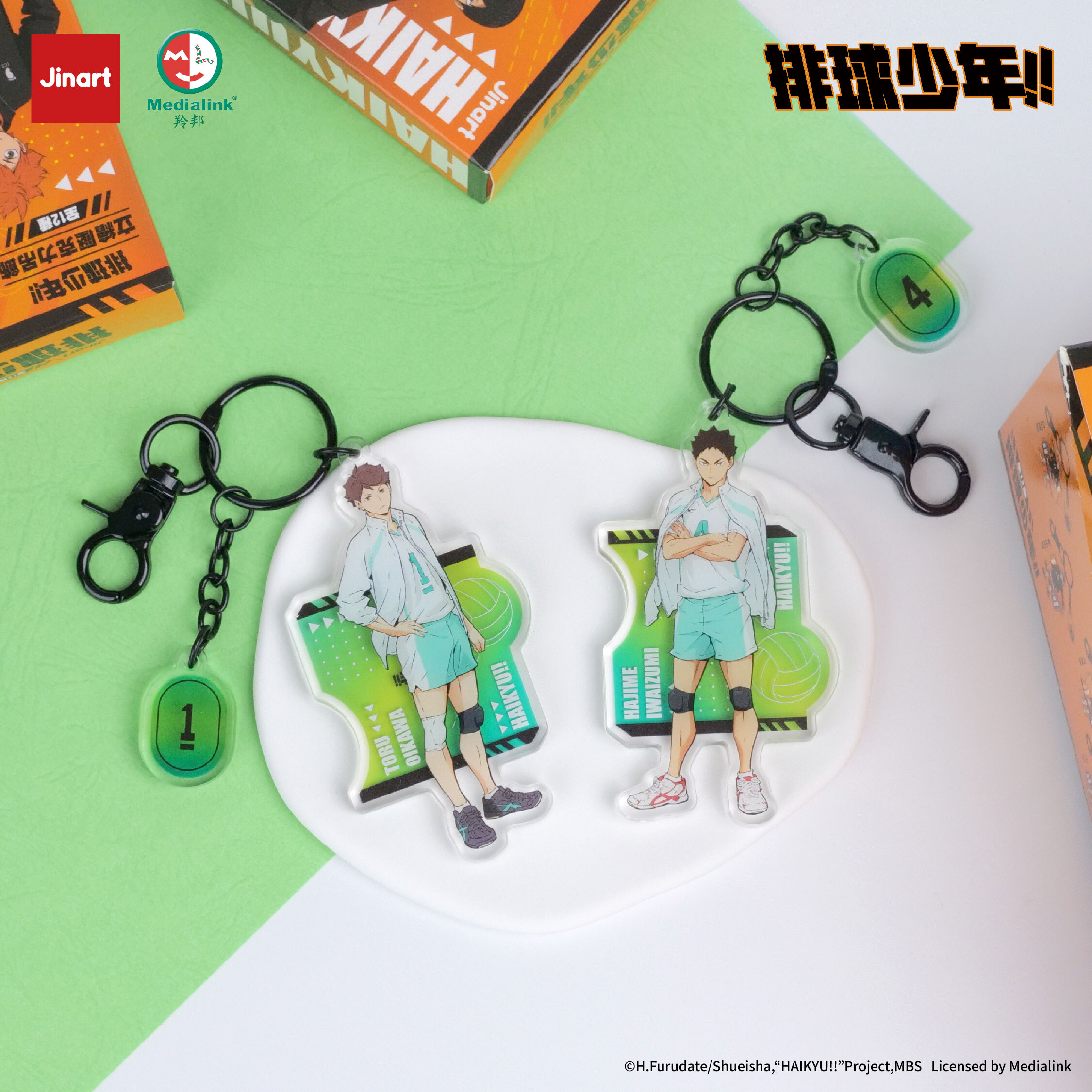 【現貨/盲抽單售】JINART x 排球少年 - 立繪壓克力吊飾 (全12款)