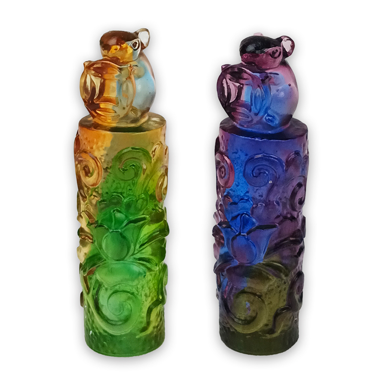 鹿港窯禮品館｜十二生肖琉璃印章 手工篆刻開運印鑑 客製化生日彌月升遷好禮