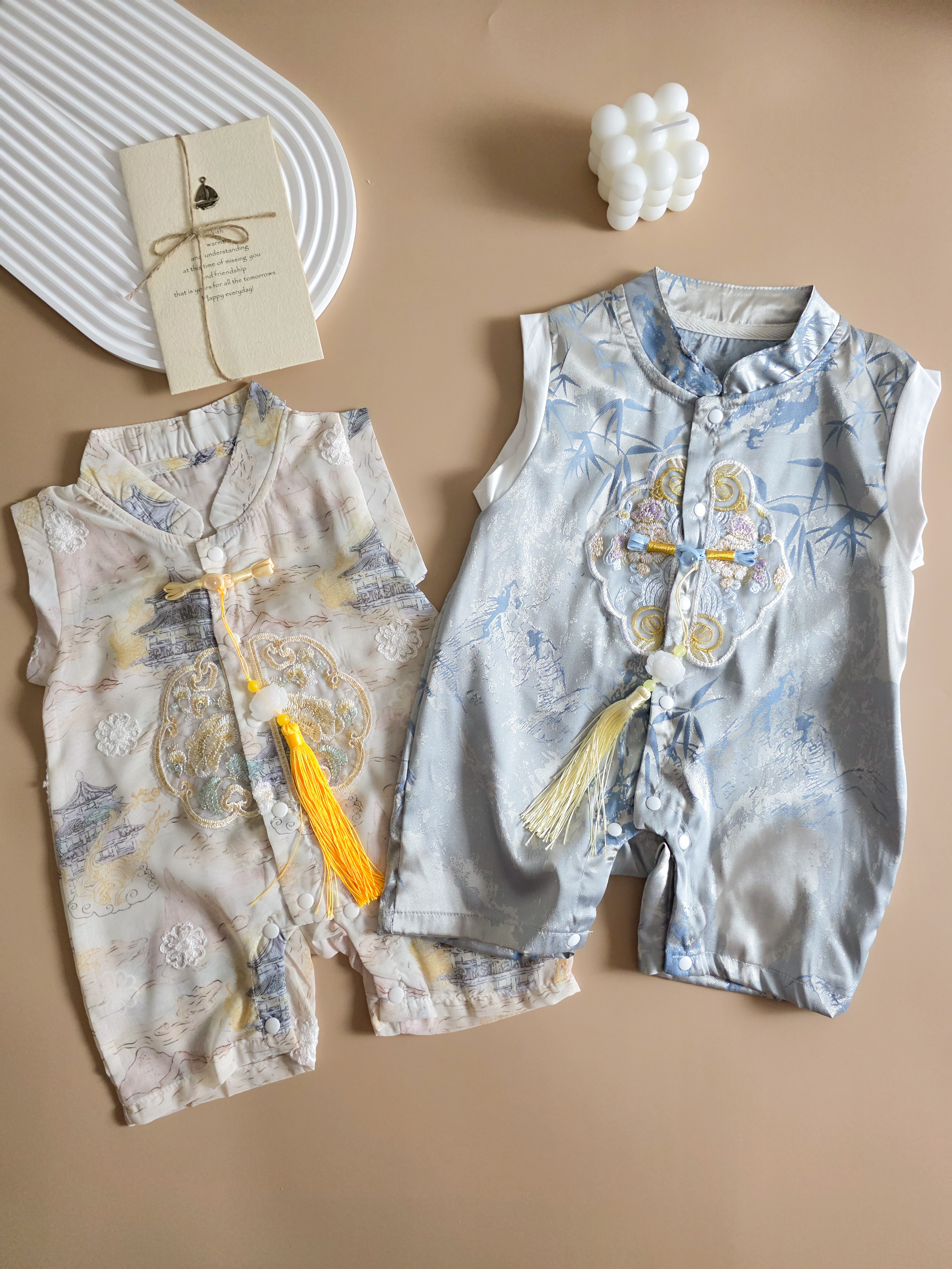 奶白雲殿寶 雪紡連身衣 MF