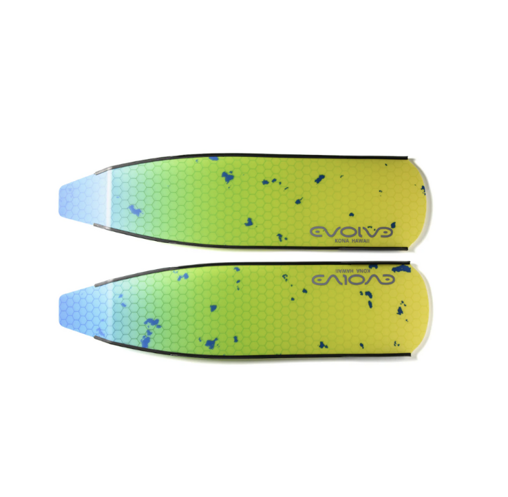 ▲ Evolve AIR 玻璃纖維蛙鞋 Mahi Mahi  (不含腳套)