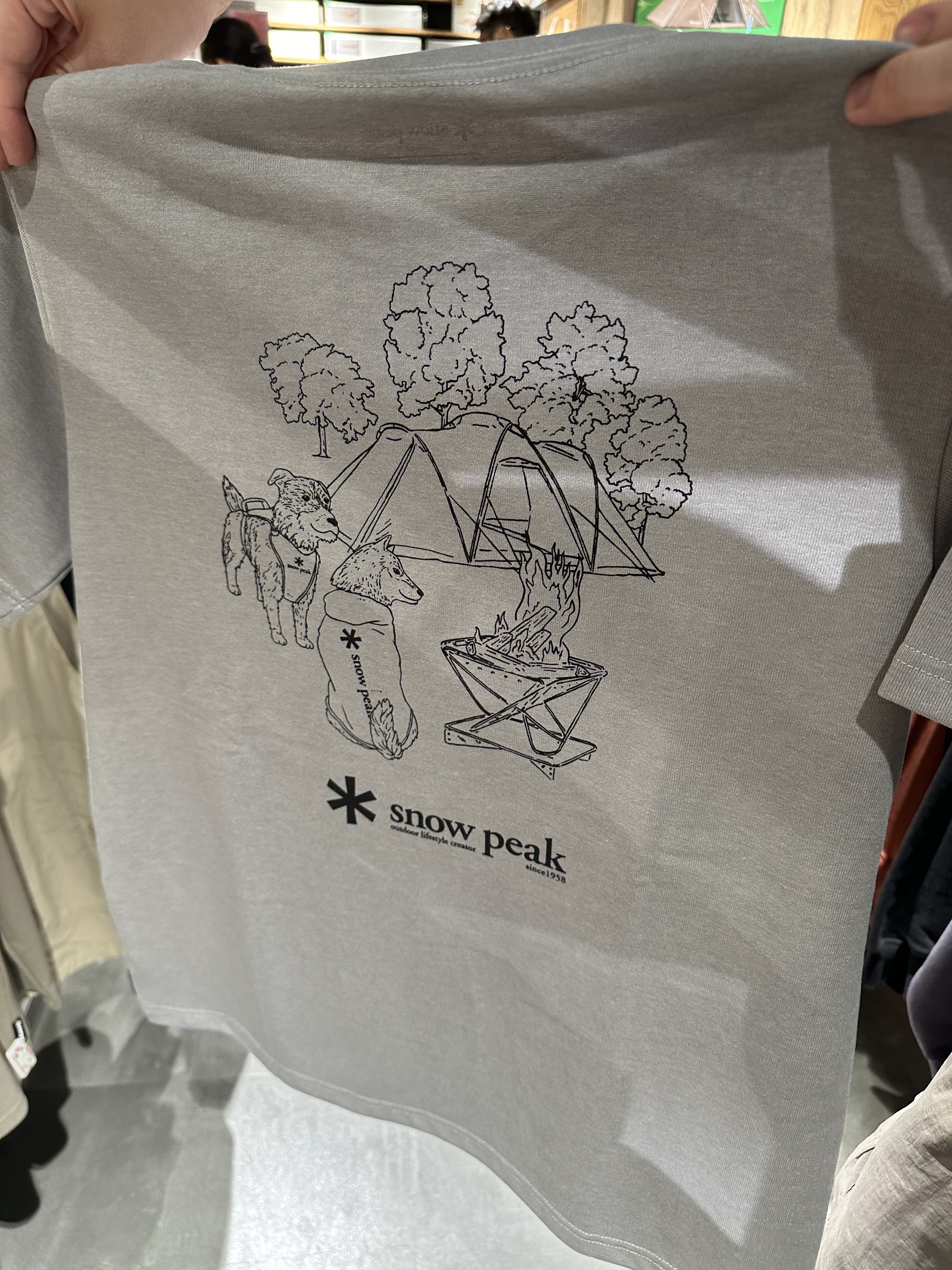 【現貨】snow peak 露營帳篷 狗狗 短tee