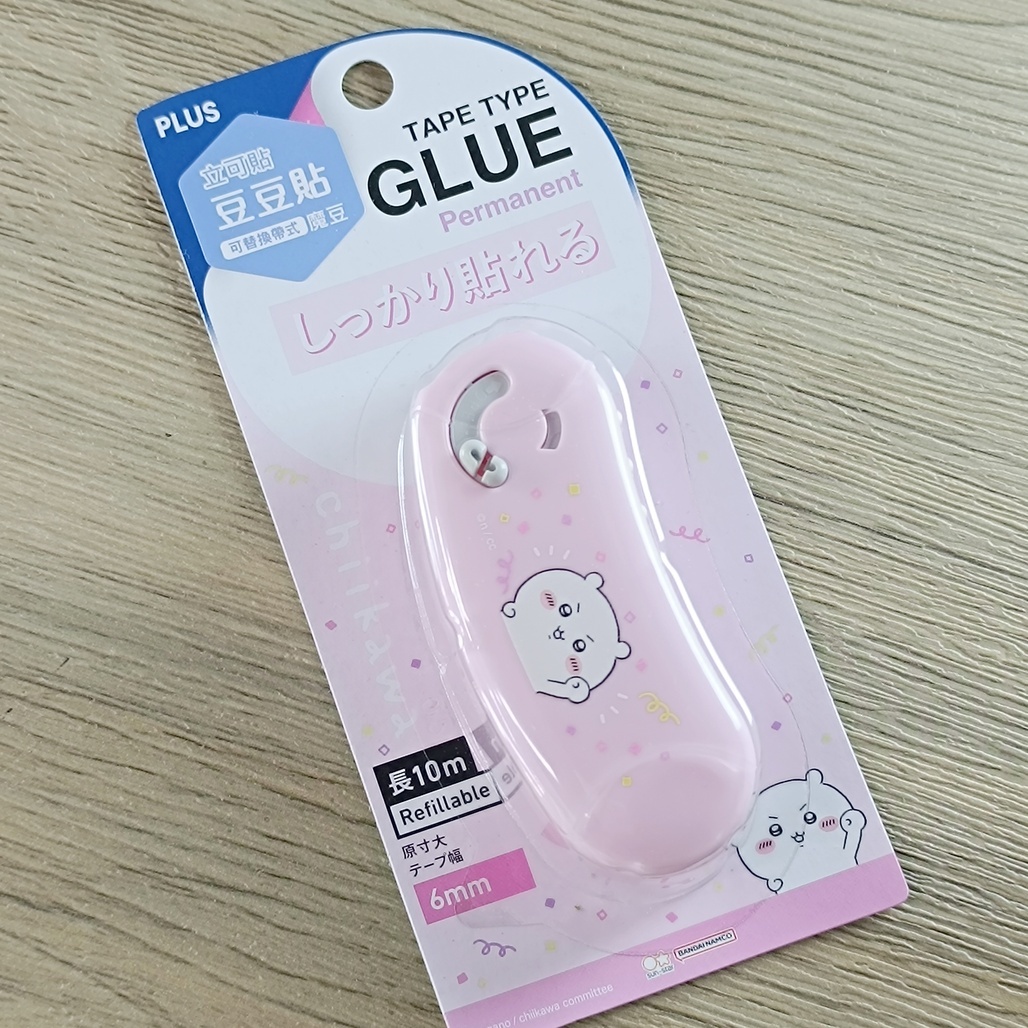 日本PLUS x 吉伊卡哇．魔豆立可貼 6mm*10m 共三款