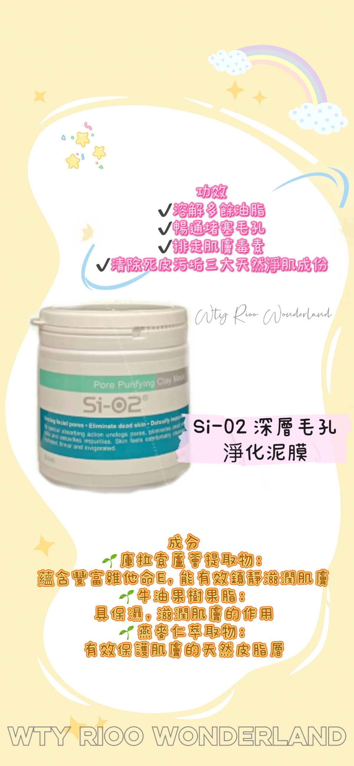 W091203 毛孔淨化泥膜