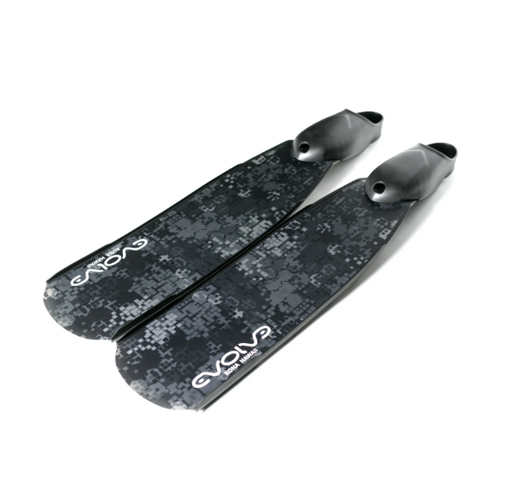 ▲ Evolve AIR 玻璃纖維蛙鞋 Mosaic Blue Camo  (不含腳套)