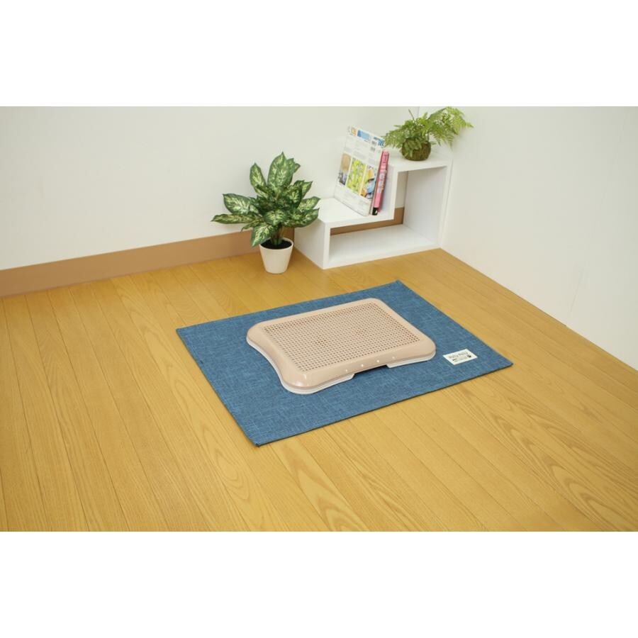 PallyPally 寵物防滲不織布地墊 ．藍色 M