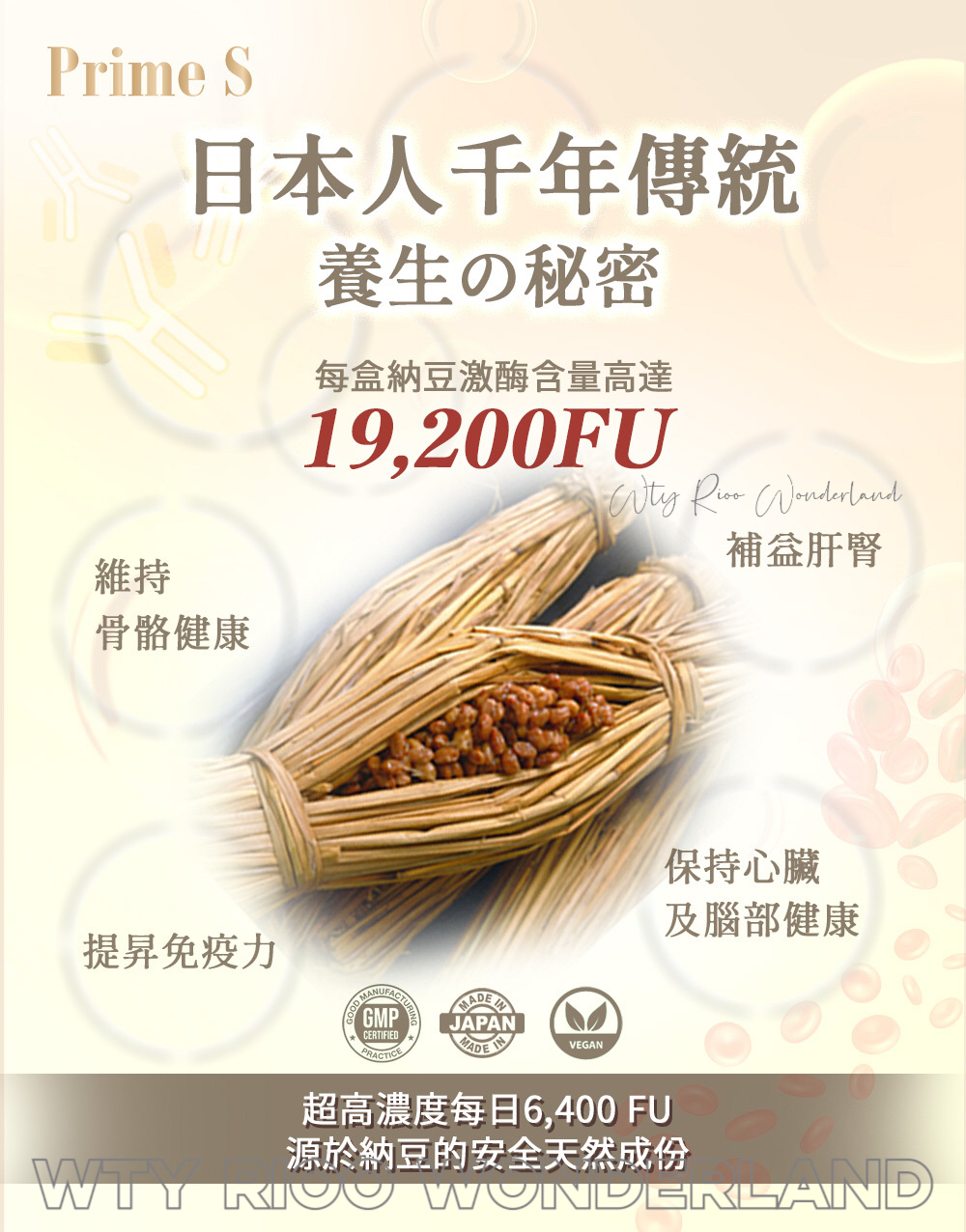 W091906Prime S - 納豆靈芝丸60粒 (降醇 護心 穩三高)