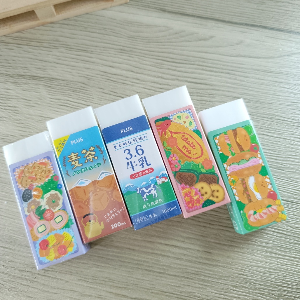 日本PLUS．便當系列 橡皮擦 36-644 共五款