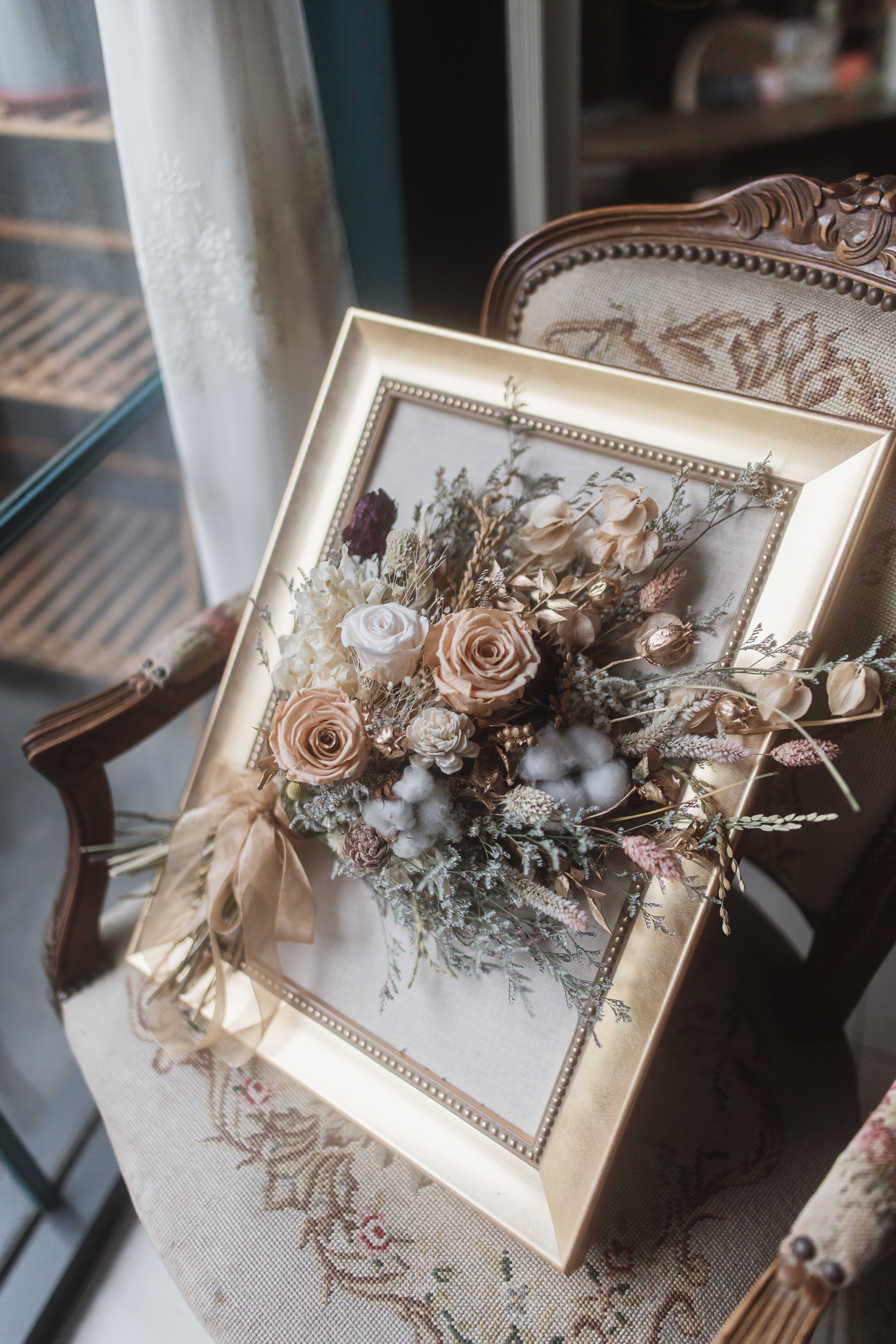 靜溢綻放 | 永生花框畫