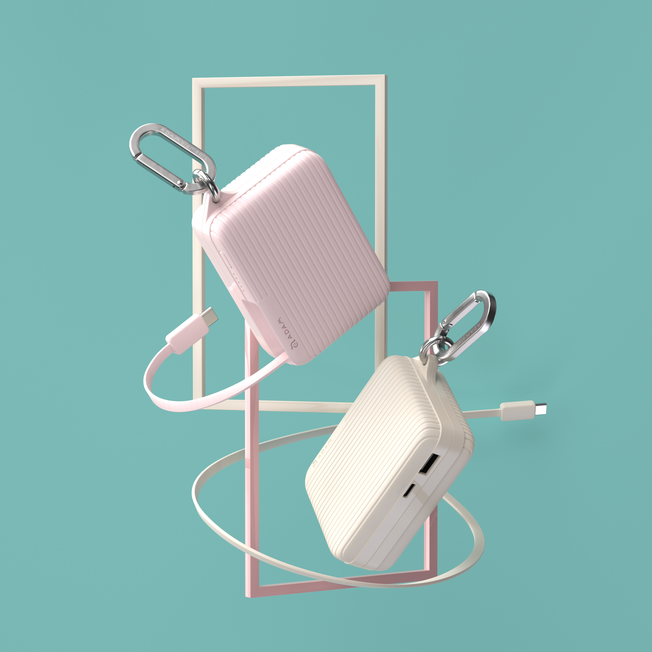 VIONTA T1 10,000mAh Travel Power Bank with Built-In Cable + EVE II  Bluetooth Transmitter & Receiver