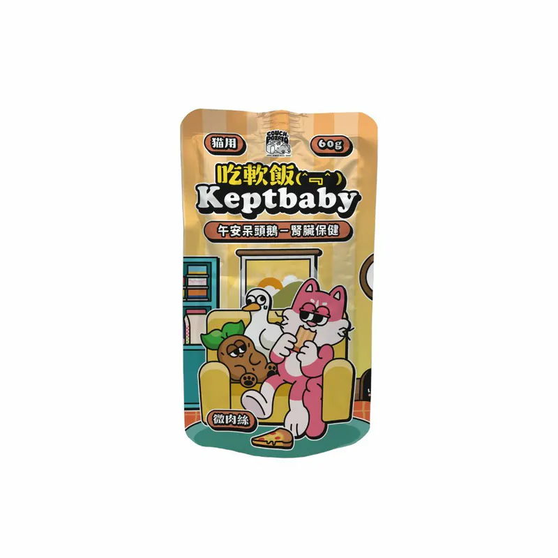 沙發馬鈴薯-吃軟飯微肉絲主食餐包-午安呆頭鵝 (60g) (腎臟保健)