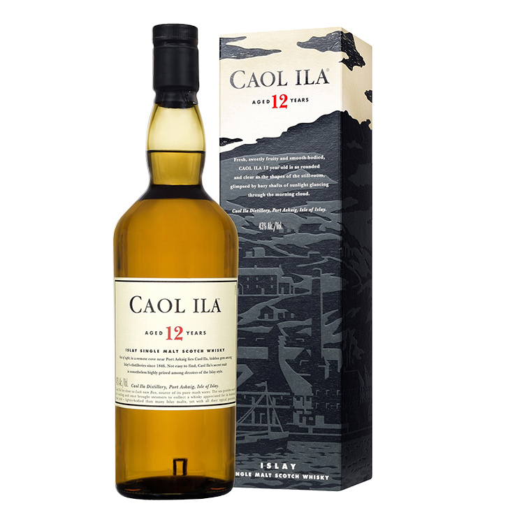 Caol Ila 12 Year Old Single Malt Scotch Whisky【白黑色禮盒】卡爾里拉12年單一純麥威士忌