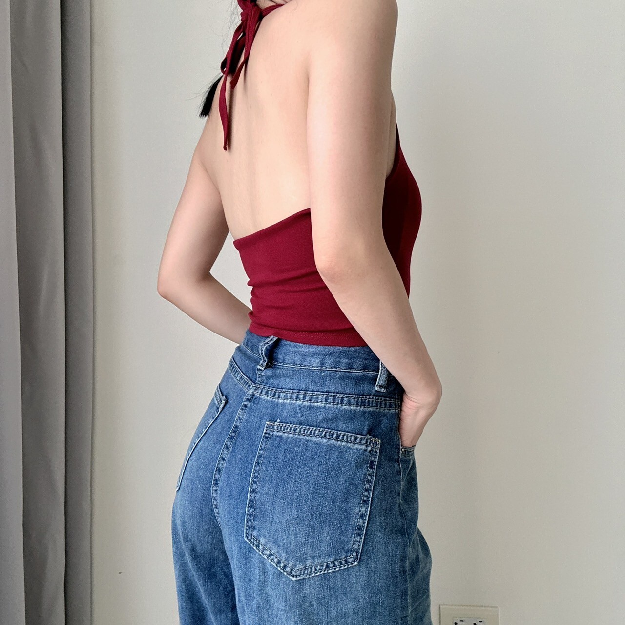 （三件$799免運）綁帶繞脖款（bratop）（預購於3/31中午收單～預計3-6週才會收到！可接受再下單唷）