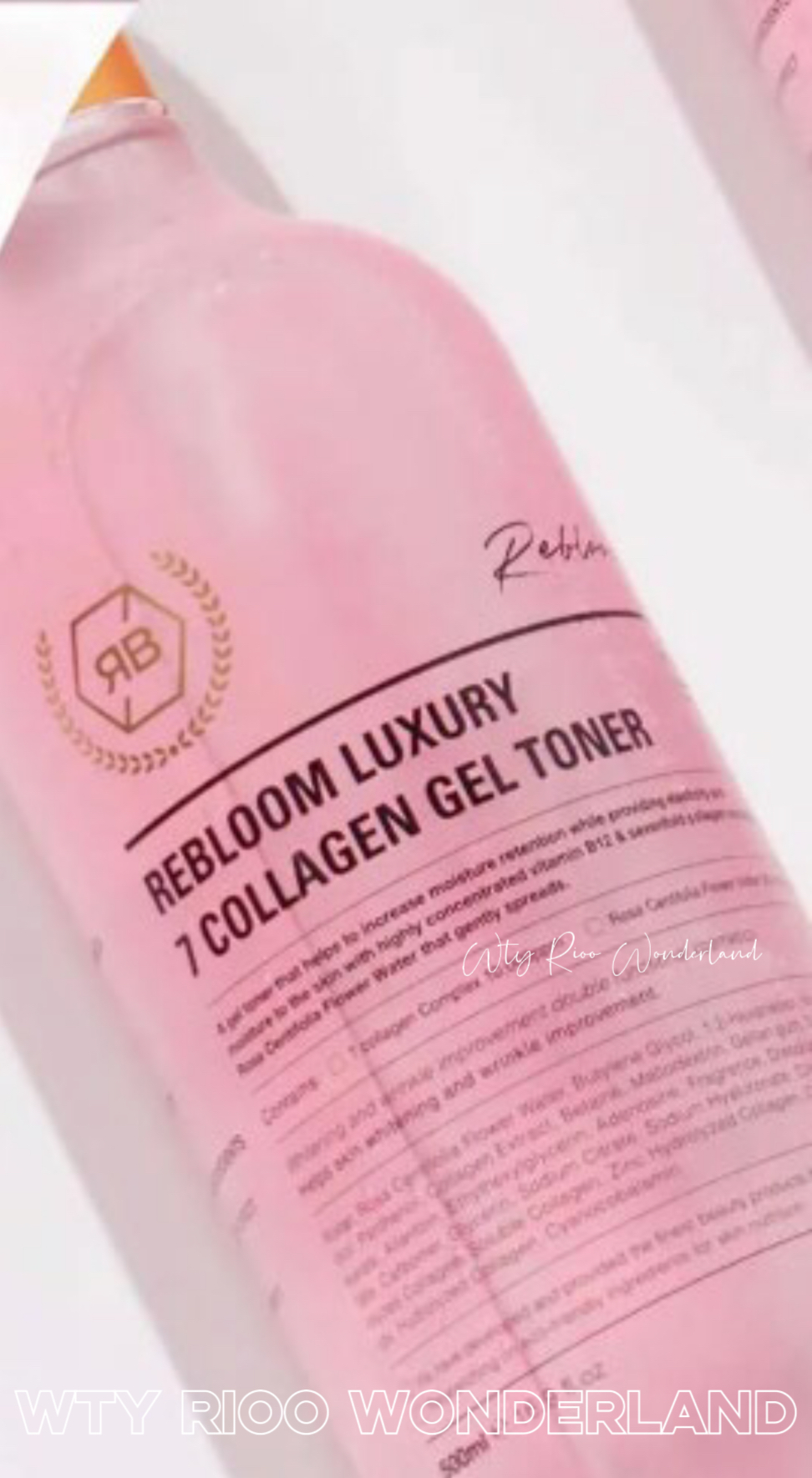 A Live110608 Rebloom Luxury 膠原蛋白凝膠爽膚水 500ml