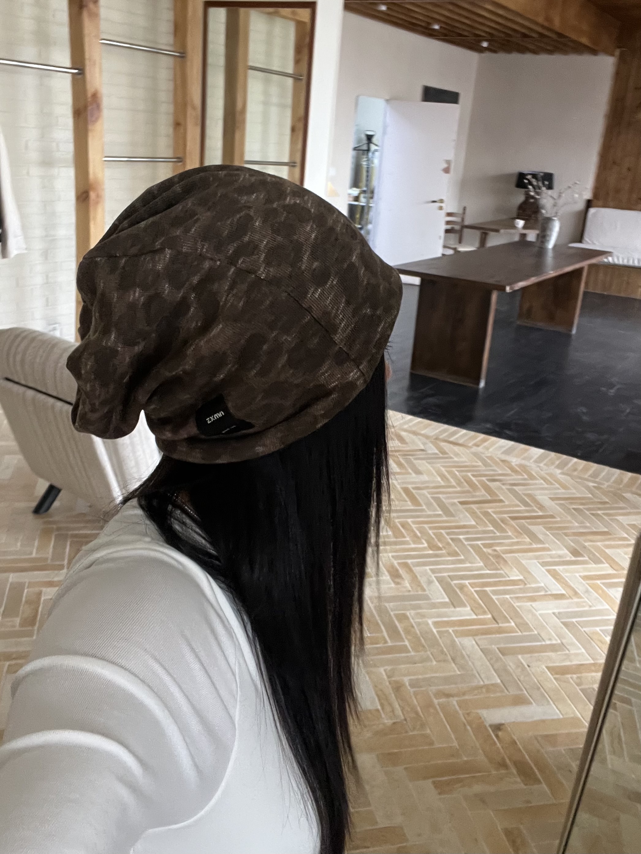 豹紋秋系堆堆帽*2色